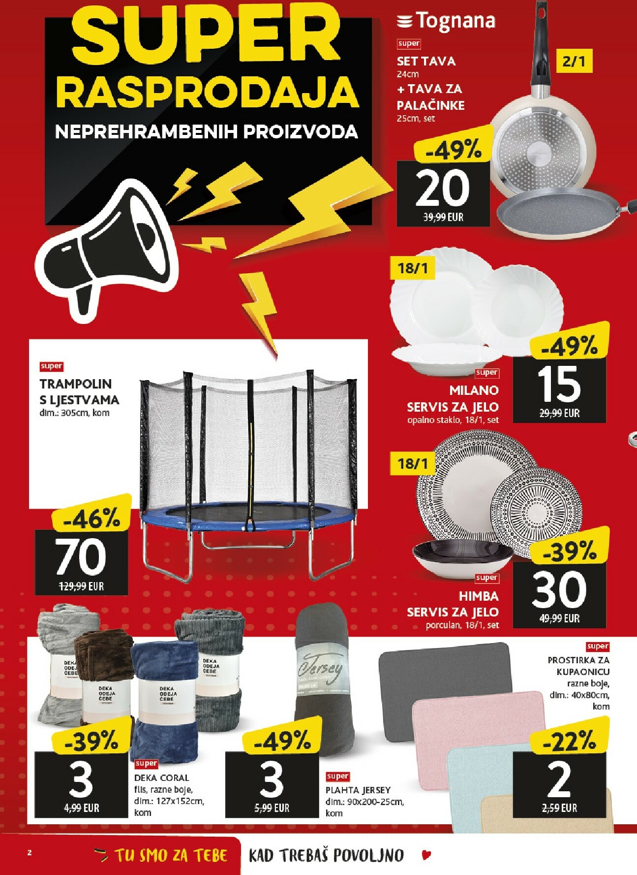 konzum - Prelistajte katalog Konzum - Super rasprodaja neprehrambenih proizvoda, vrijedi od 03.11. do 31.12. - page: 2