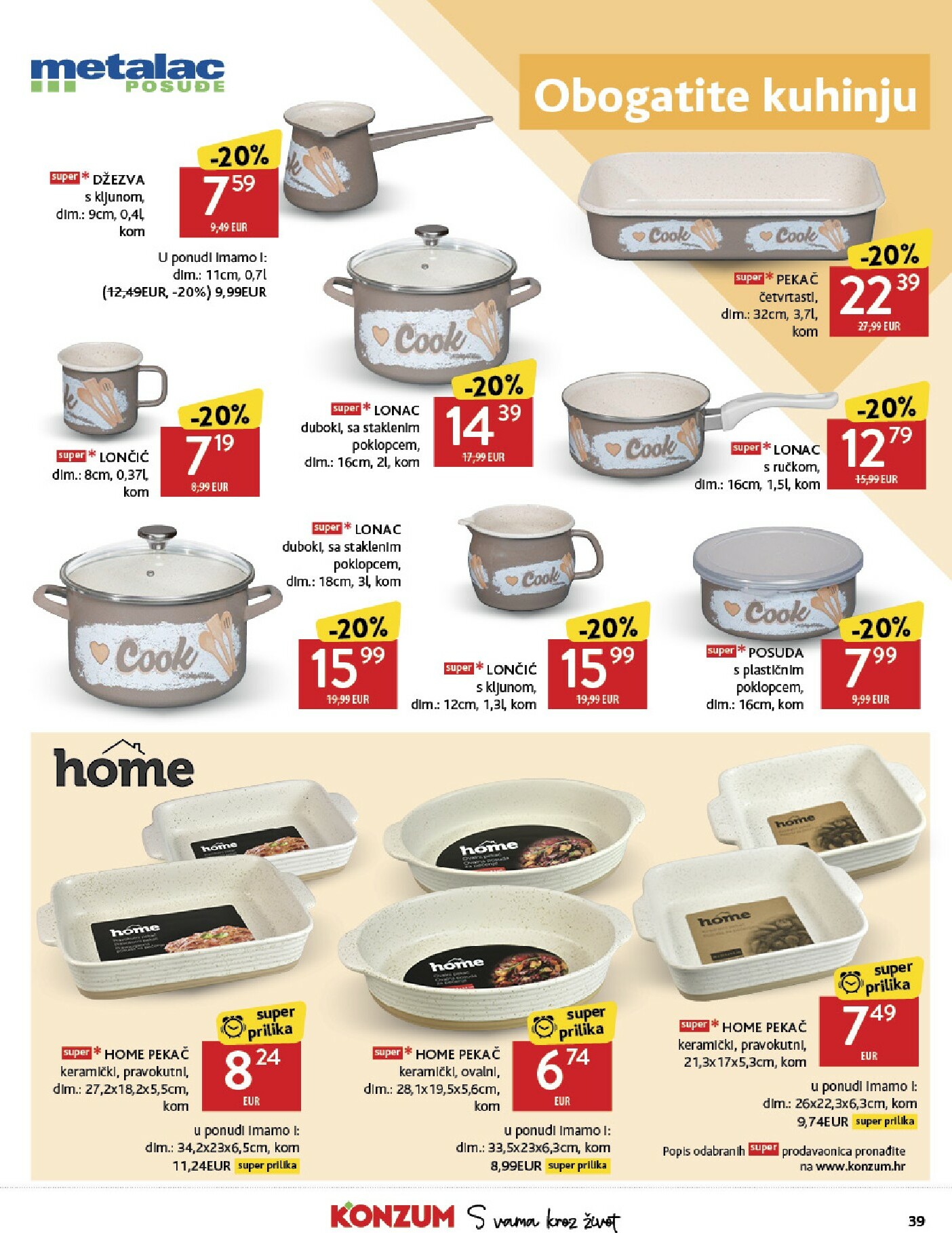 konzum - Prelistajte katalog Konzum, vrijedi od 05.11. do 11.11. - page: 39