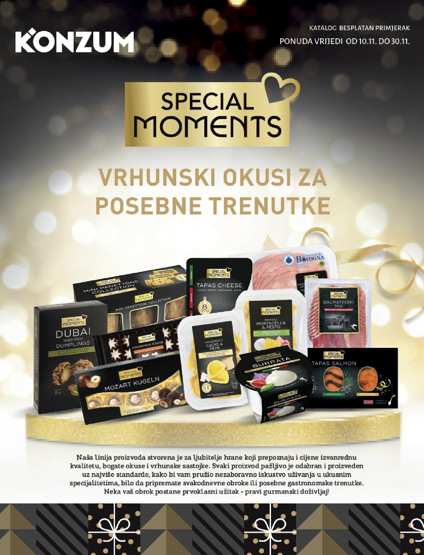konzum - Prelistajte katalog Konzum - Katalog Special Moments, vrijedi od 10.11. do 30.11.