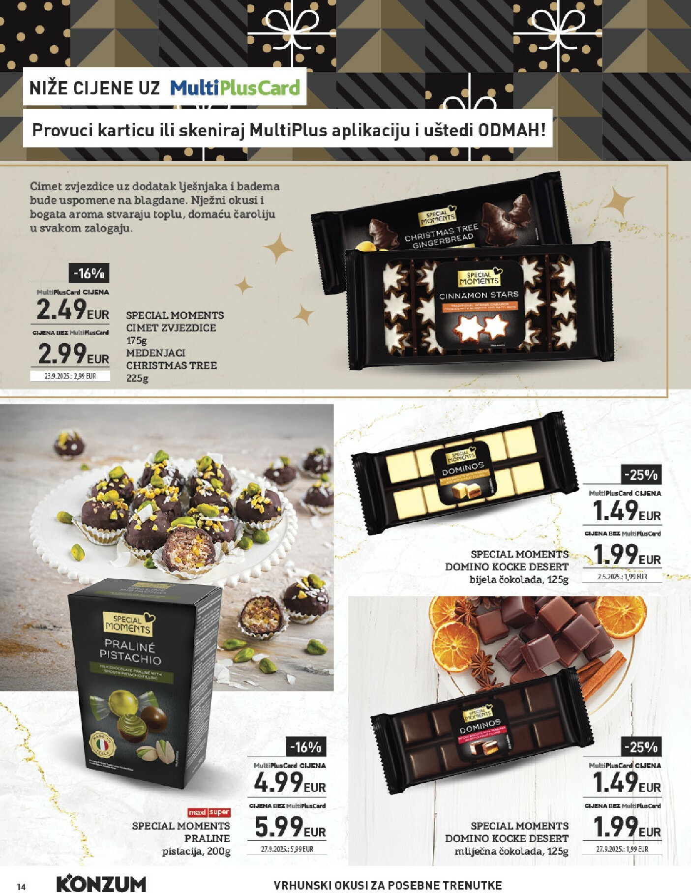 konzum - Prelistajte katalog Konzum - Katalog Special Moments, vrijedi od 10.11. do 30.11. - page: 14