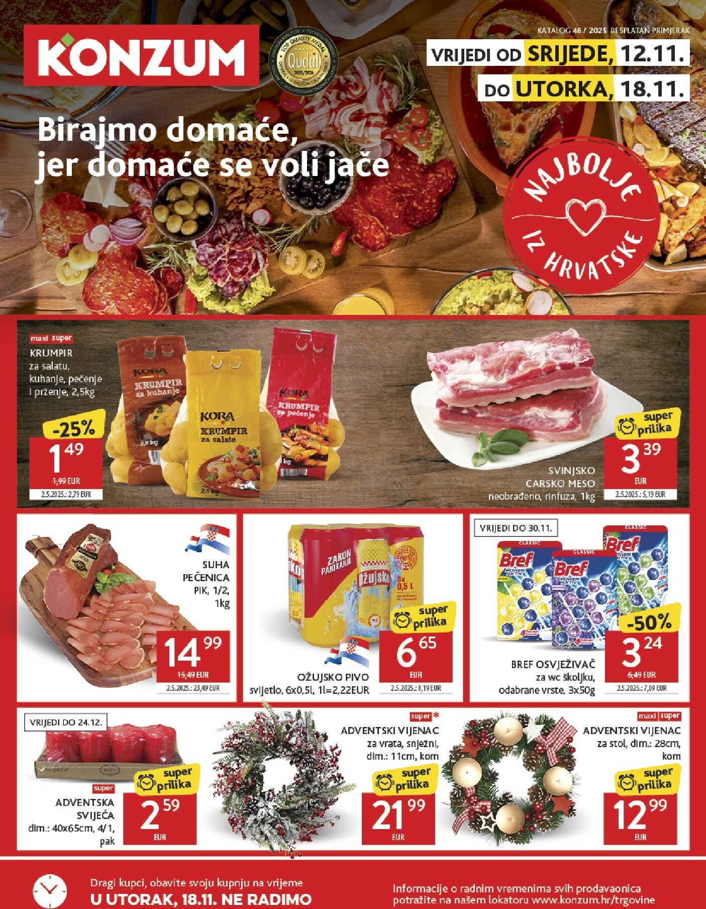 konzum - Prelistajte katalog Konzum, vrijedi od 12.11. do 18.11.