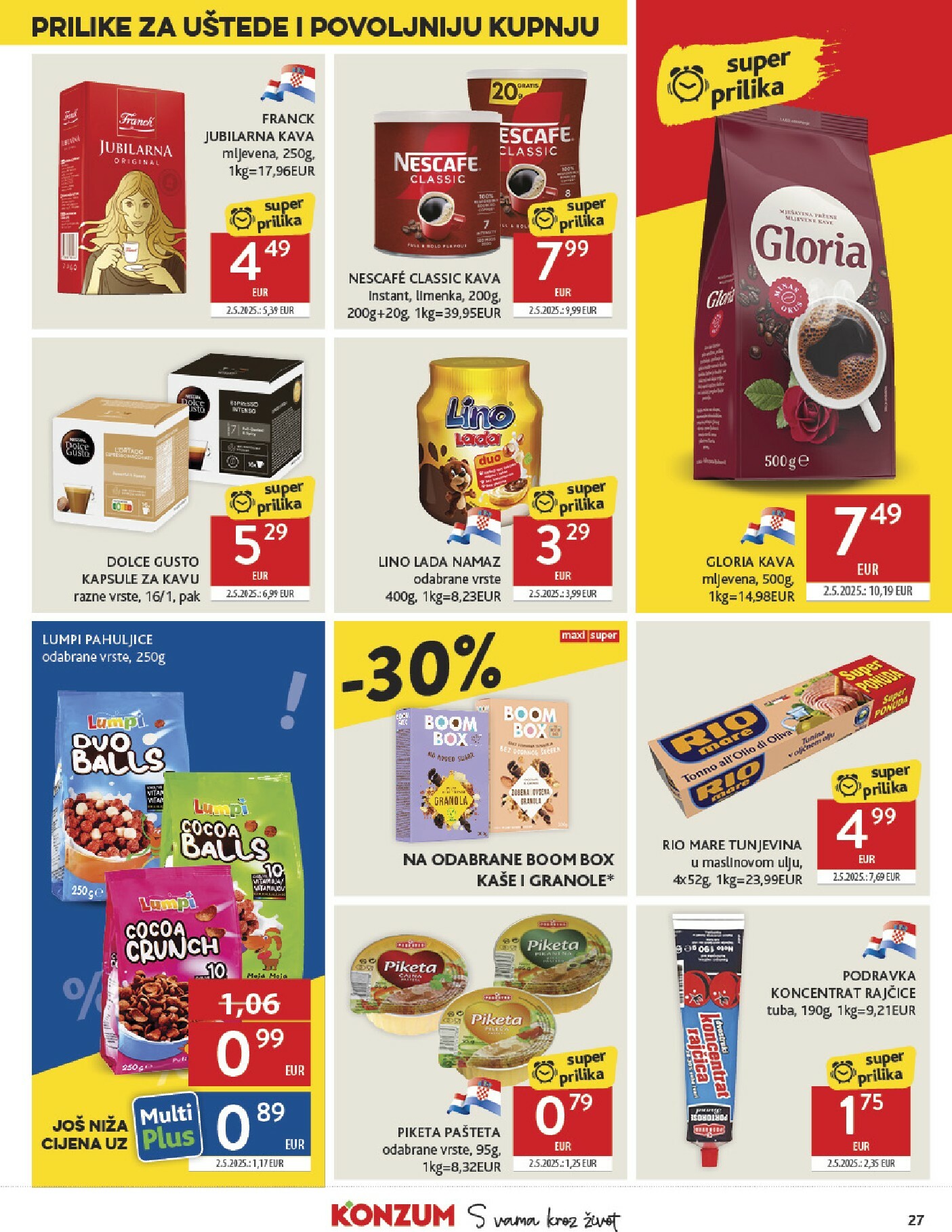 konzum - Prelistajte katalog Konzum, vrijedi od 12.11. do 18.11. - page: 27