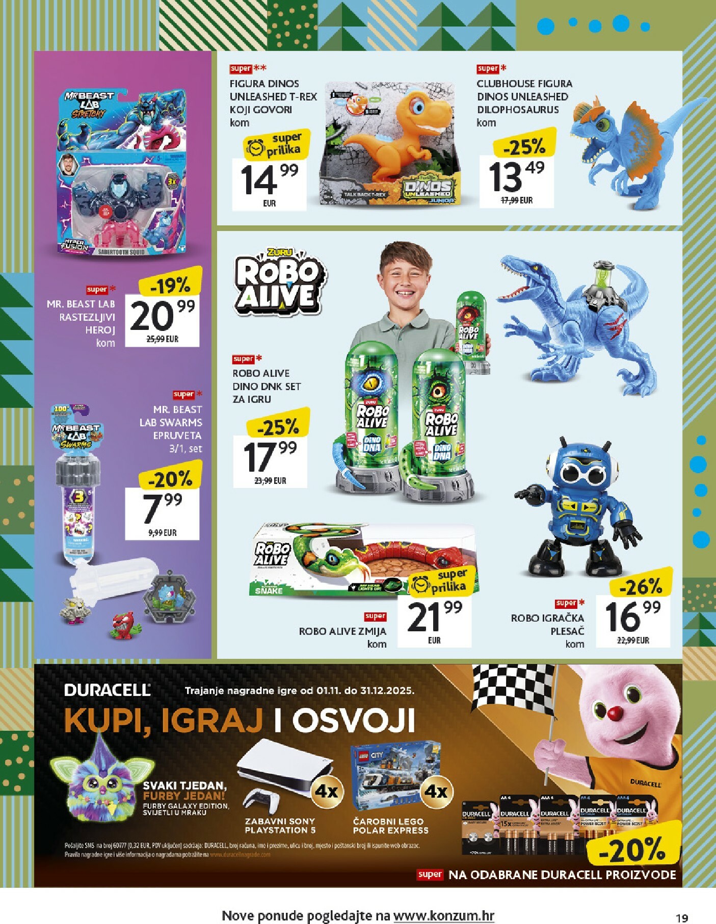 konzum - Prelistajte katalog Konzum - Katalog igračaka, vrijedi od 17.11. do 31.12. - page: 19
