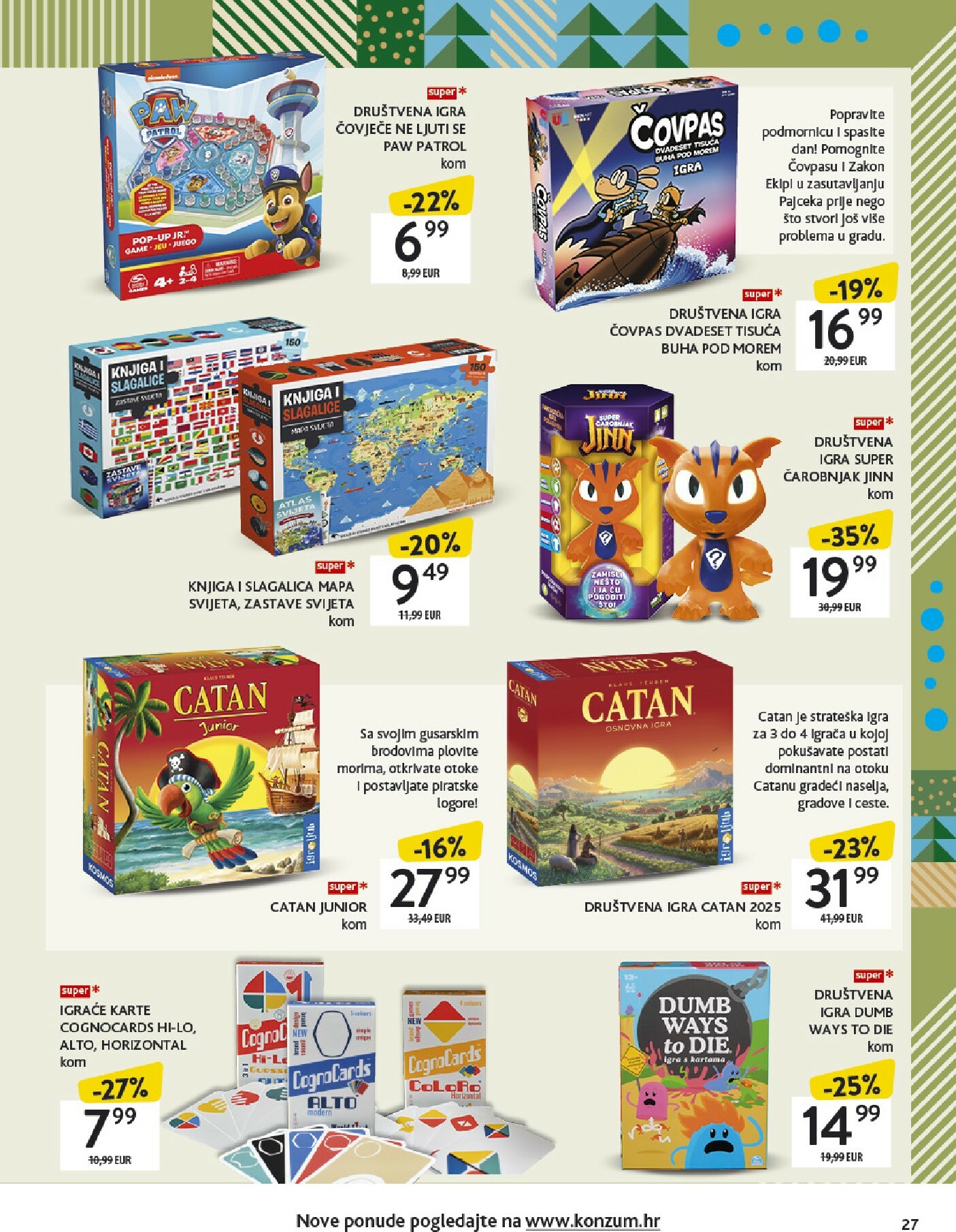 konzum - Prelistajte katalog Konzum - Katalog igračaka, vrijedi od 17.11. do 31.12. - page: 27