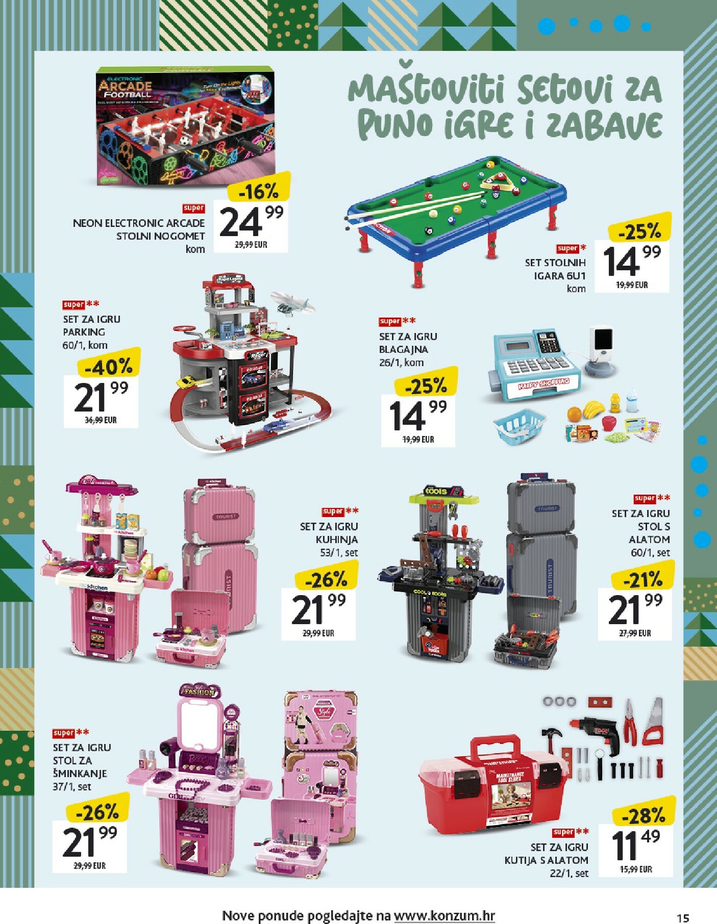 konzum - Prelistajte katalog Konzum - Katalog igračaka, vrijedi od 17.11. do 31.12. - page: 15