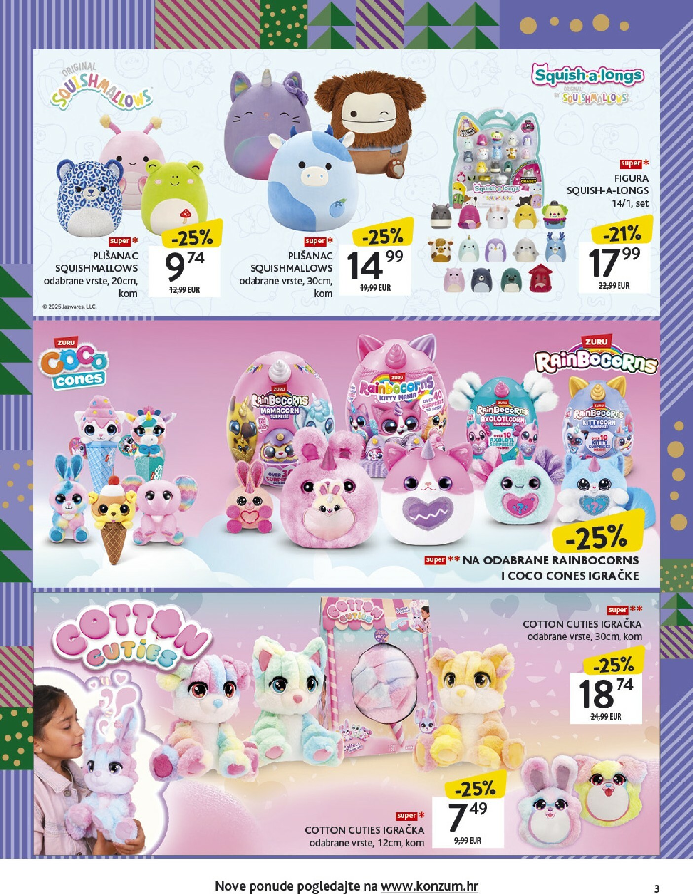 konzum - Prelistajte katalog Konzum - Katalog igračaka, vrijedi od 17.11. do 31.12. - page: 3