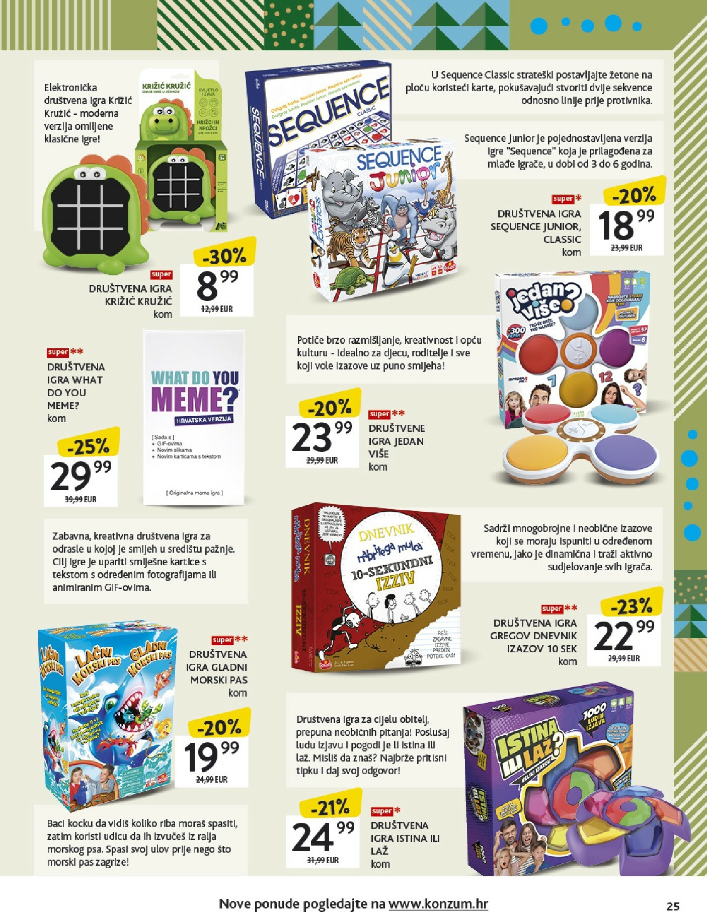 konzum - Prelistajte katalog Konzum - Katalog igračaka, vrijedi od 17.11. do 31.12. - page: 25