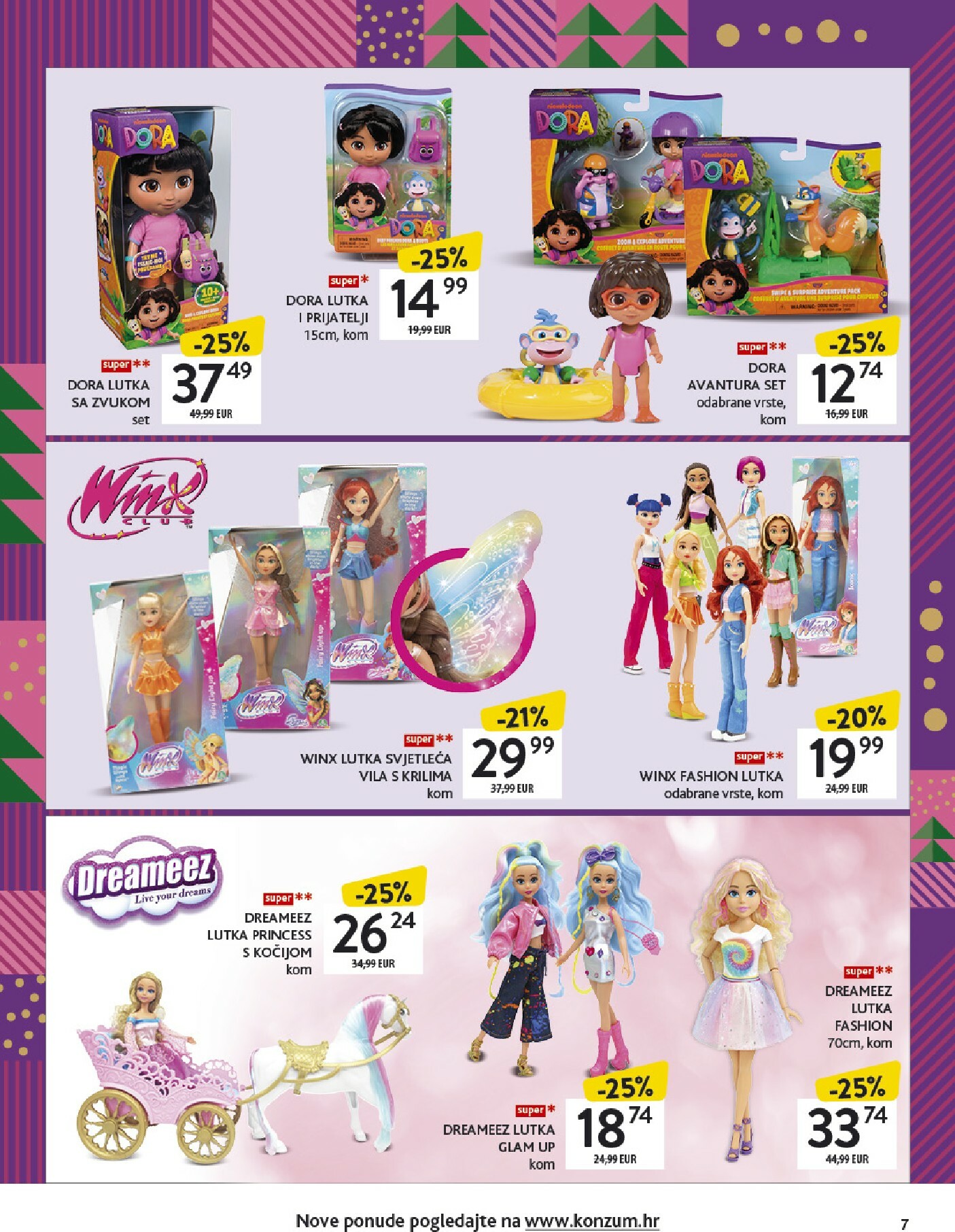 konzum - Prelistajte katalog Konzum - Katalog igračaka, vrijedi od 17.11. do 31.12. - page: 7