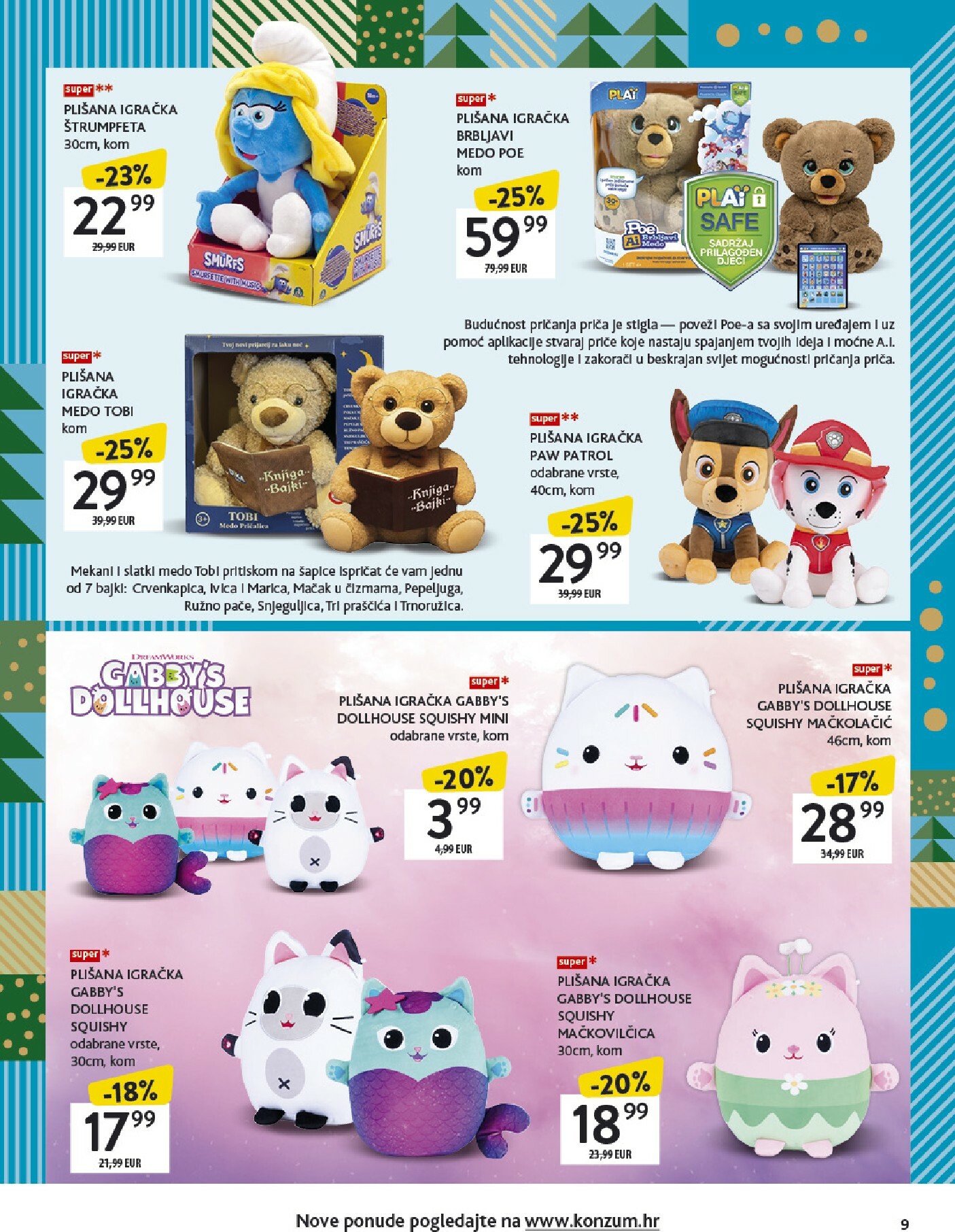 konzum - Prelistajte katalog Konzum - Katalog igračaka, vrijedi od 17.11. do 31.12. - page: 9