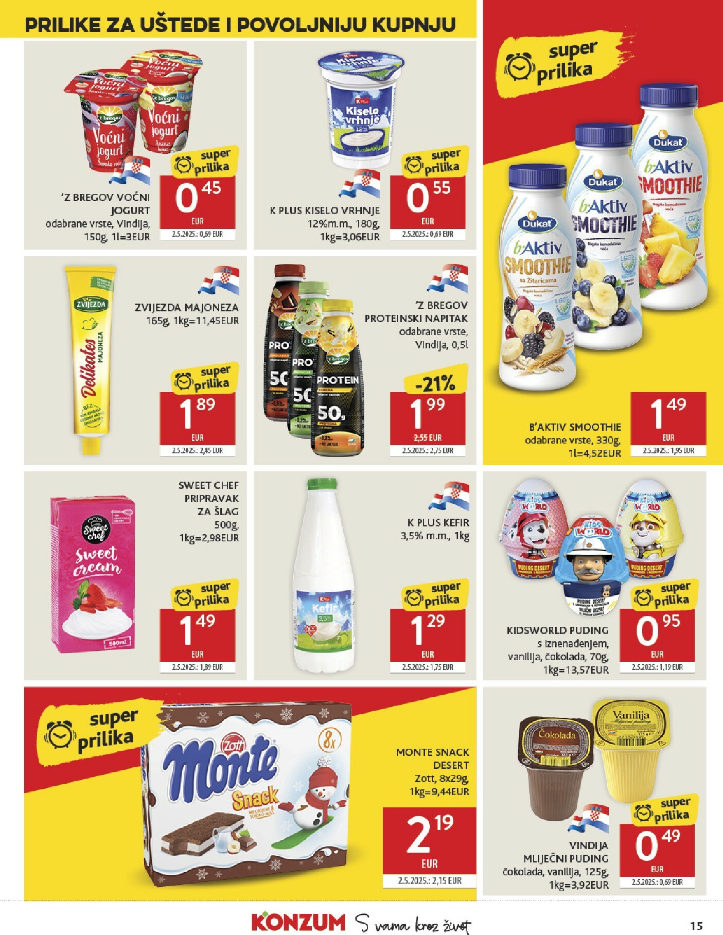 konzum - Prelistajte katalog Konzum, vrijedi od 19.11. do 25.11. - page: 15