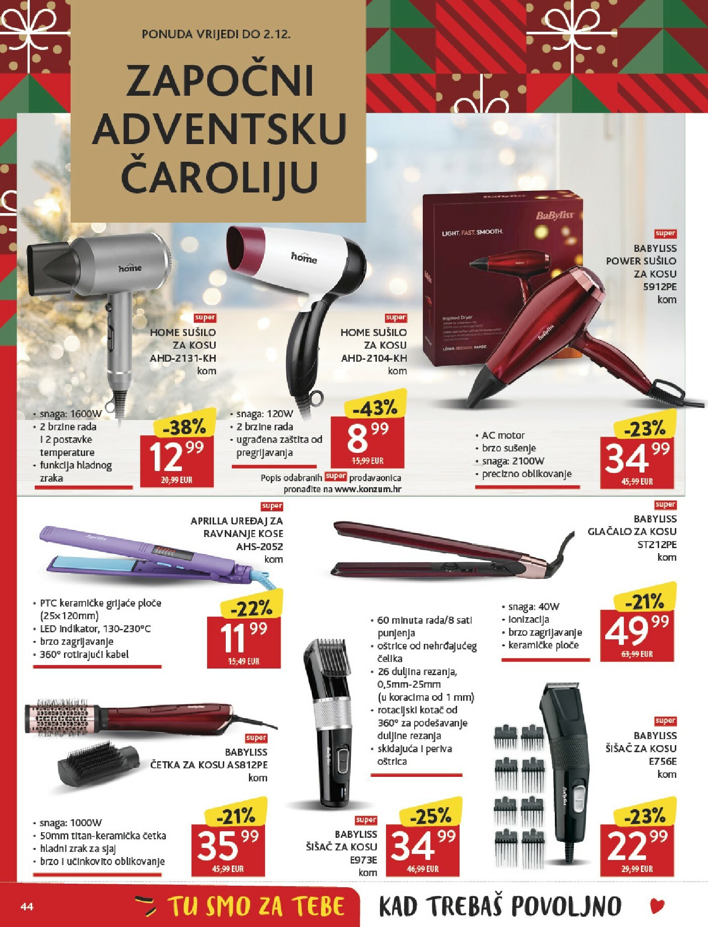konzum - Prelistajte katalog Konzum, vrijedi od 19.11. do 25.11. - page: 44
