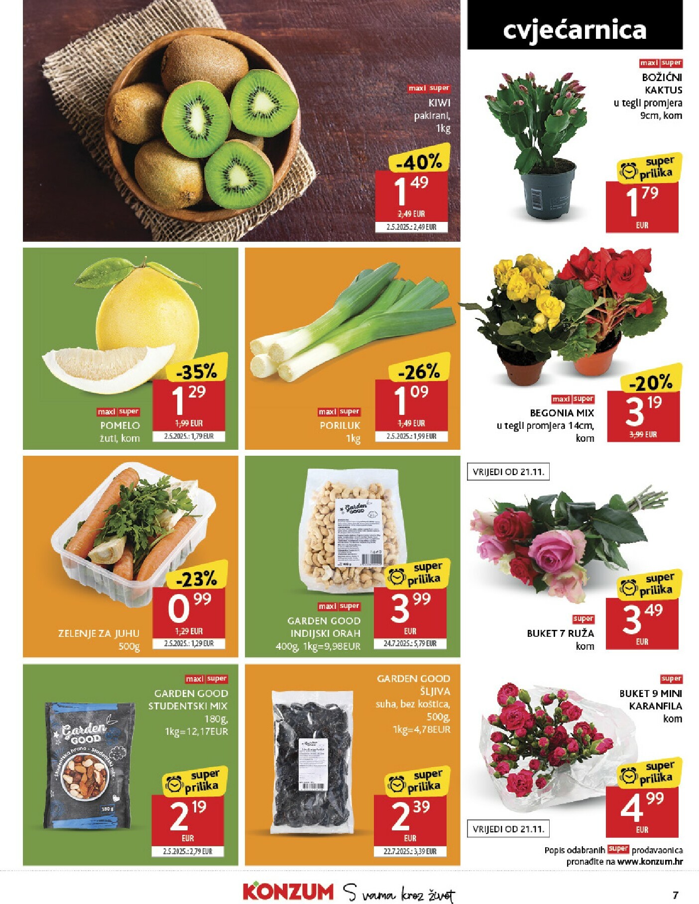 konzum - Prelistajte katalog Konzum, vrijedi od 19.11. do 25.11. - page: 7