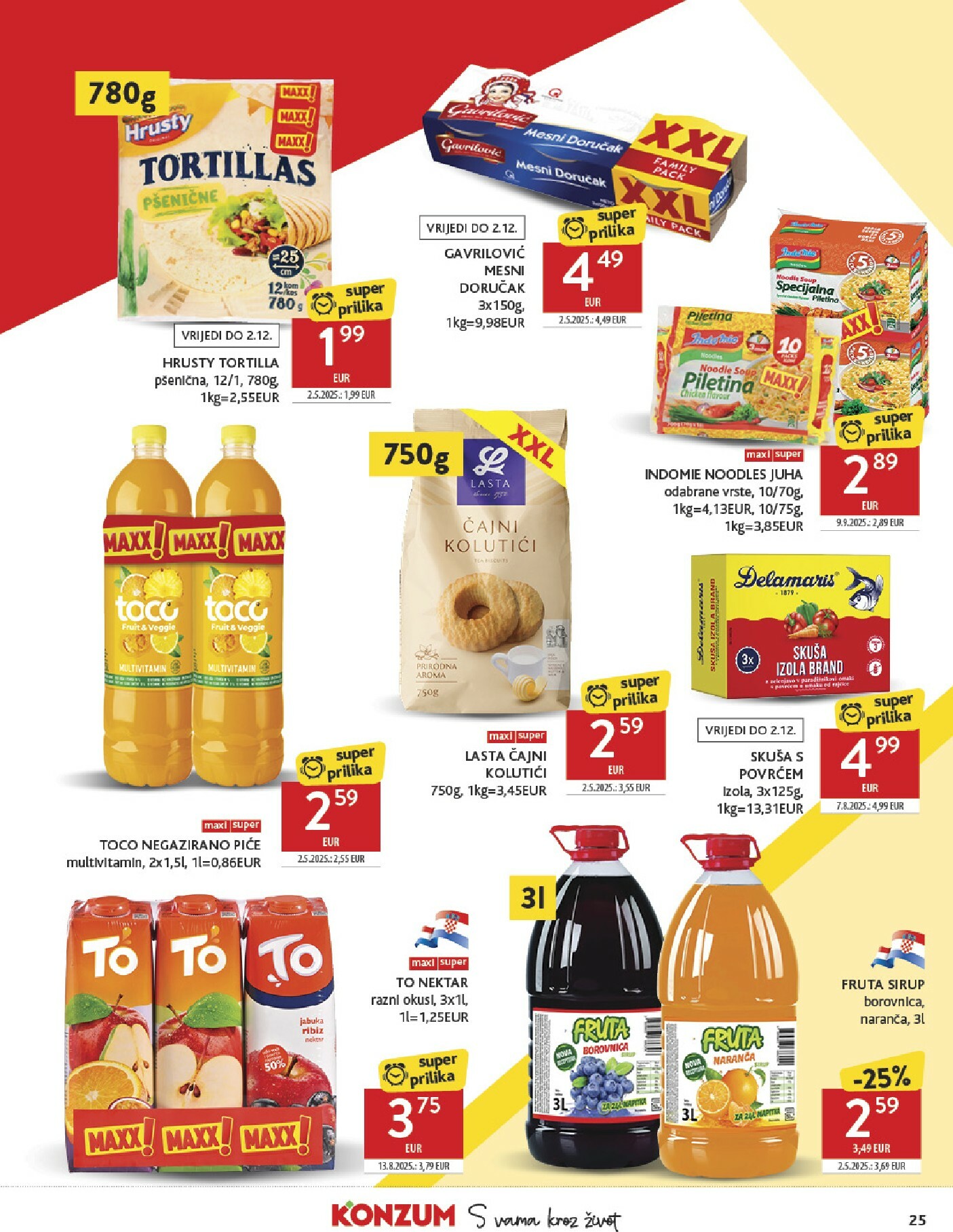 konzum - Prelistajte katalog Konzum, vrijedi od 19.11. do 25.11. - page: 25