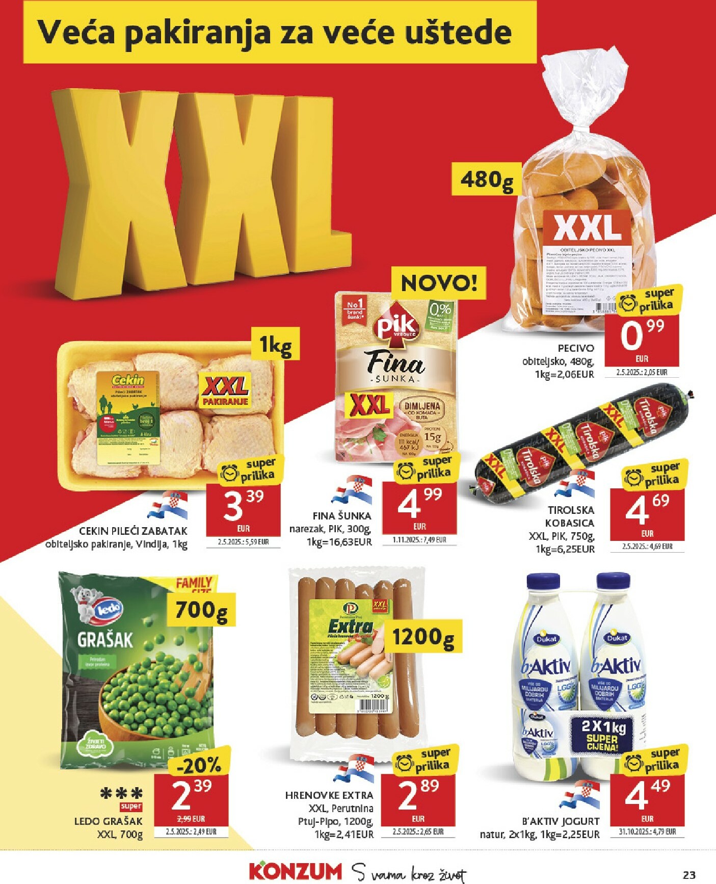 konzum - Prelistajte katalog Konzum, vrijedi od 19.11. do 25.11. - page: 23