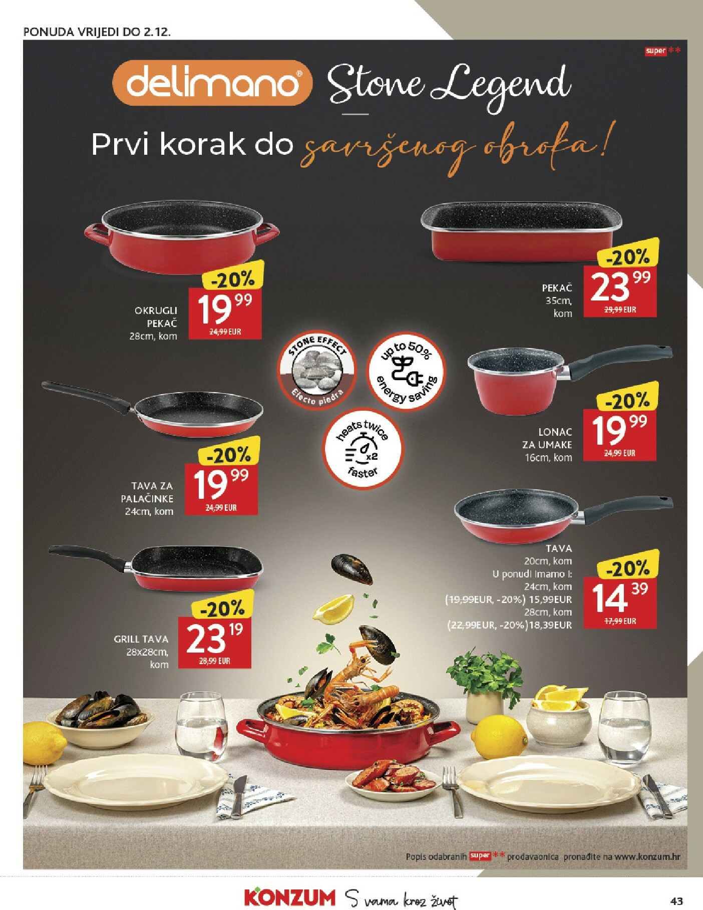 konzum - Prelistajte katalog Konzum, vrijedi od 19.11. do 25.11. - page: 43