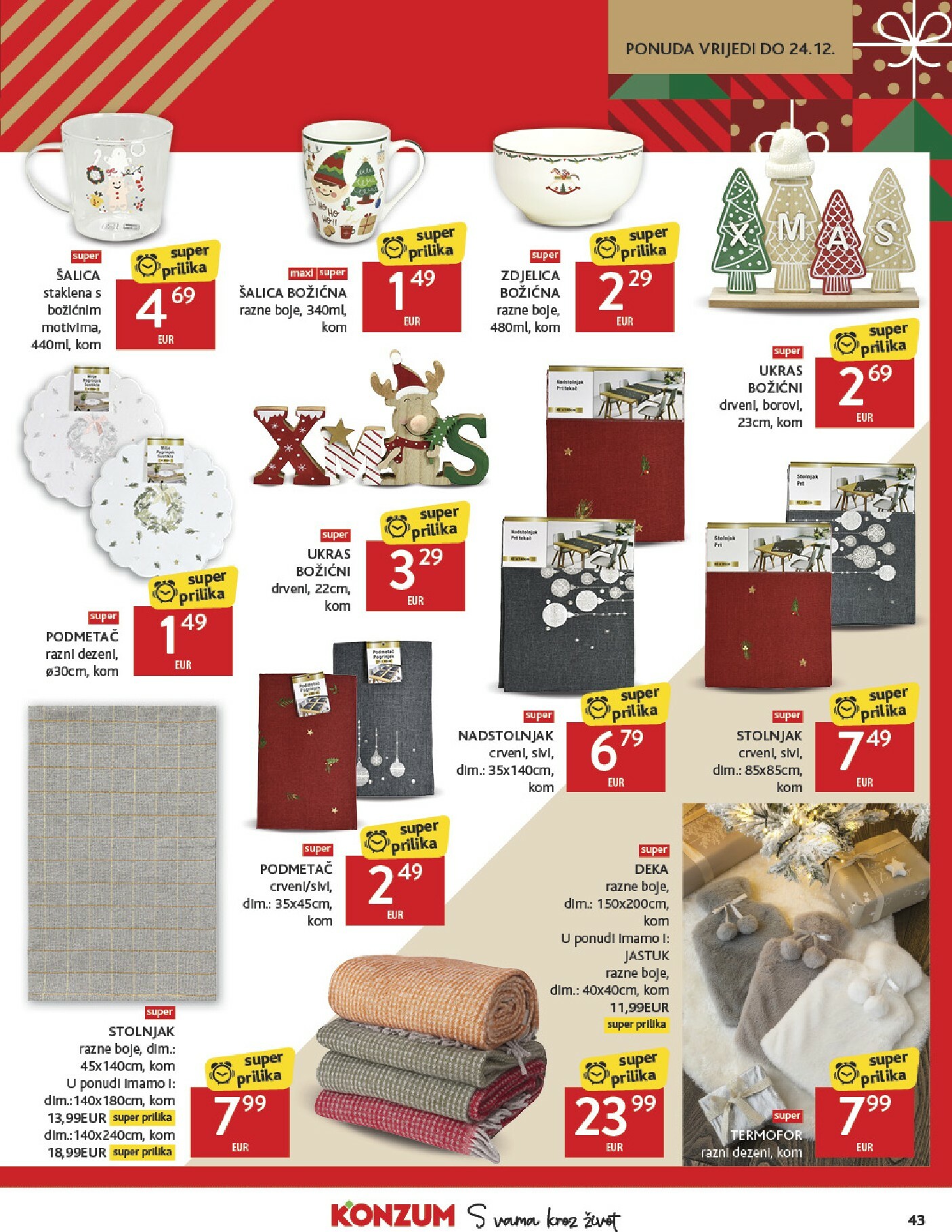 konzum - Prelistajte katalog Konzum, vrijedi od 26.11. do 02.12. - page: 43