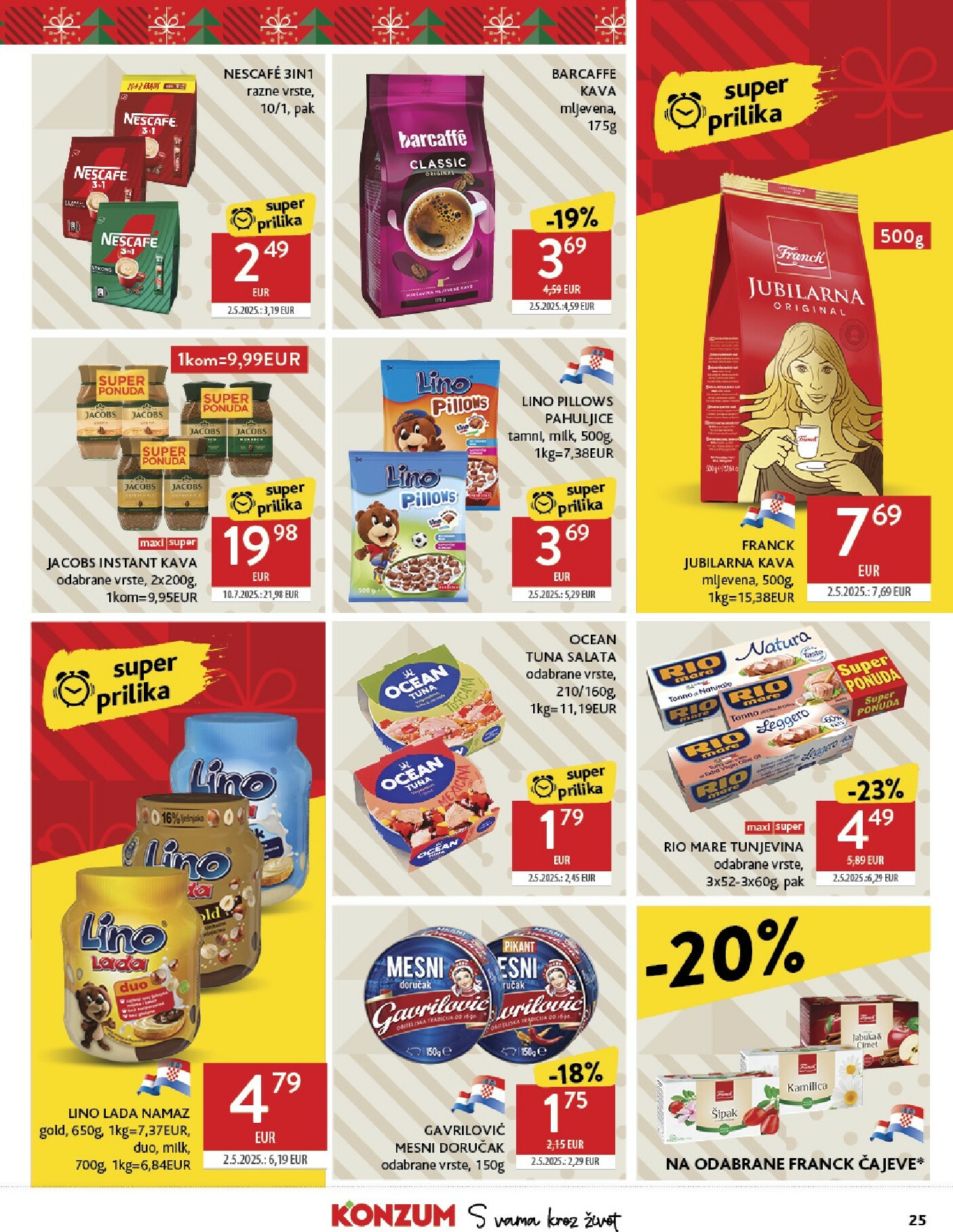 konzum - Prelistajte katalog Konzum, vrijedi od 26.11. do 02.12. - page: 25