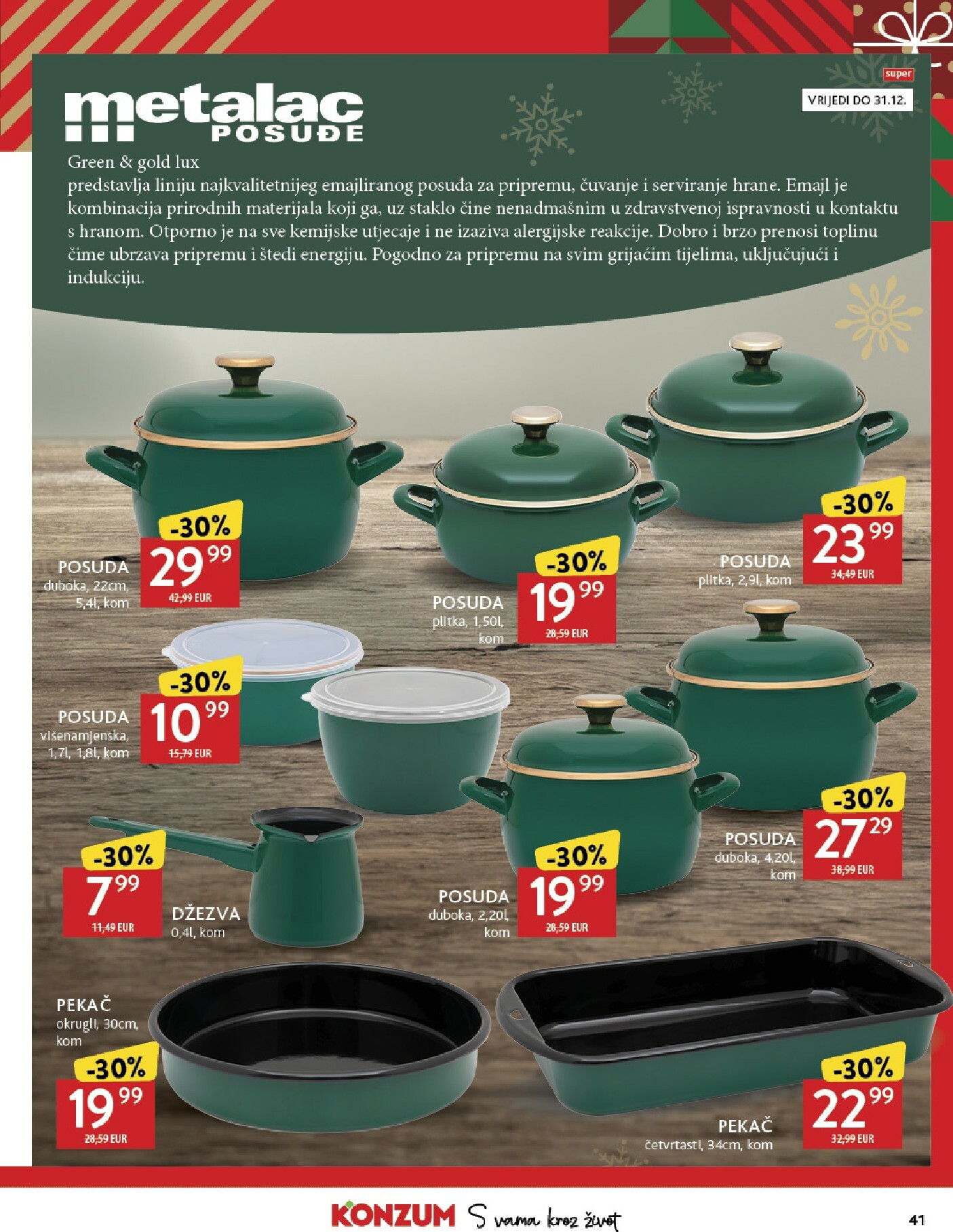 konzum - Prelistajte katalog Konzum, vrijedi od 26.11. do 02.12. - page: 41