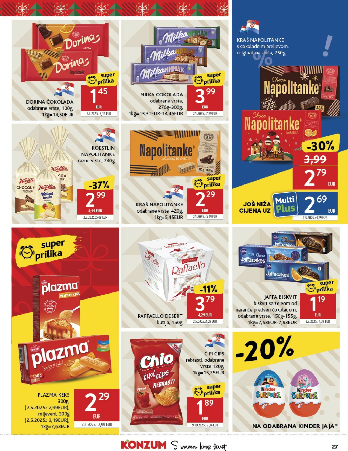konzum - Prelistajte katalog Konzum, vrijedi od 26.11. do 02.12. - page: 27