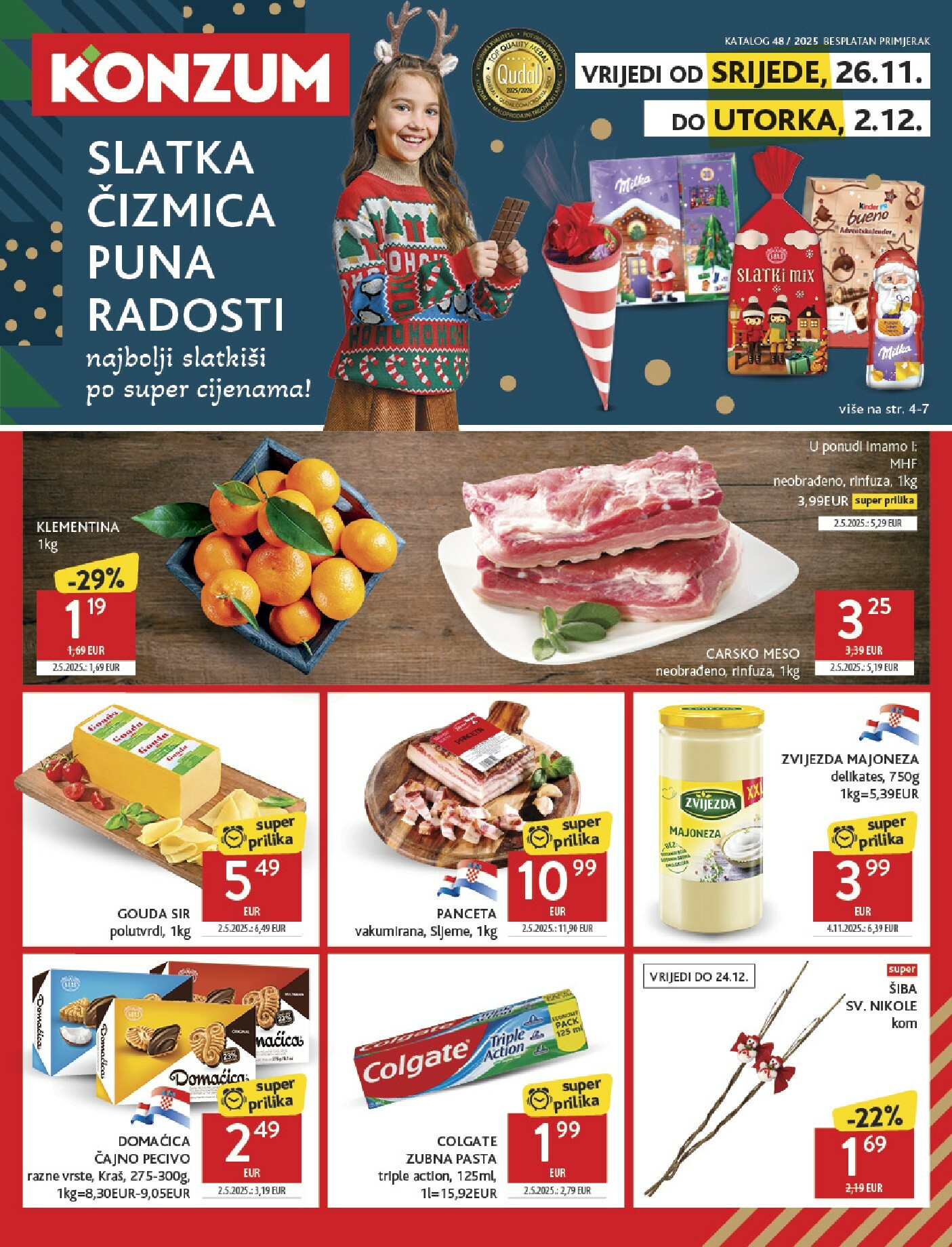 konzum - Prelistajte katalog Konzum, vrijedi od 26.11. do 02.12.