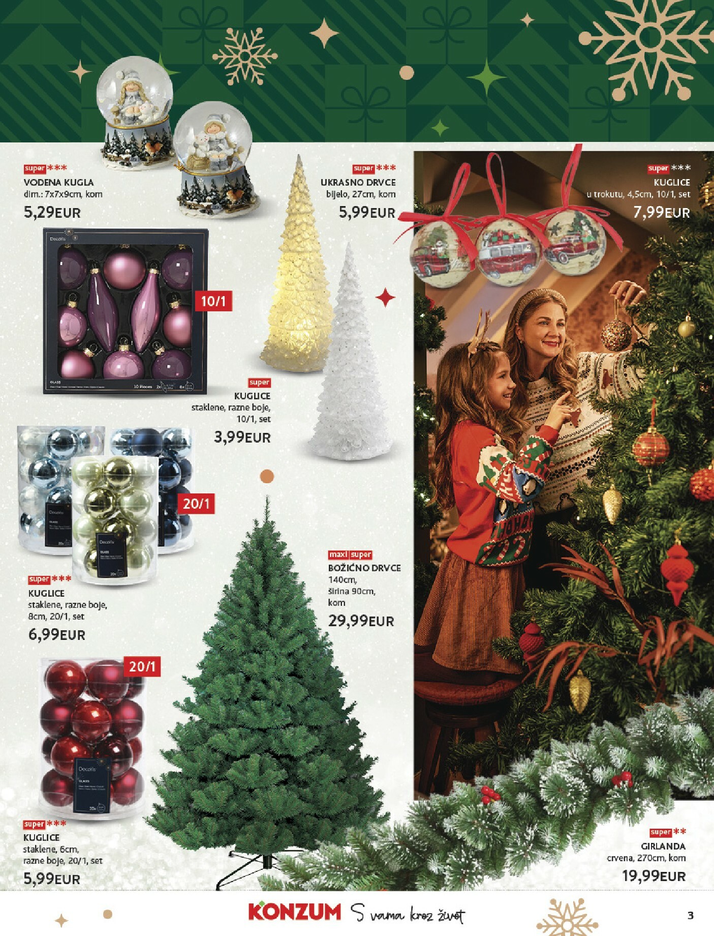 konzum - Prelistajte katalog Konzum - Katalog Ukrasi, vrijedi od 24.11. do 24.12. - page: 3
