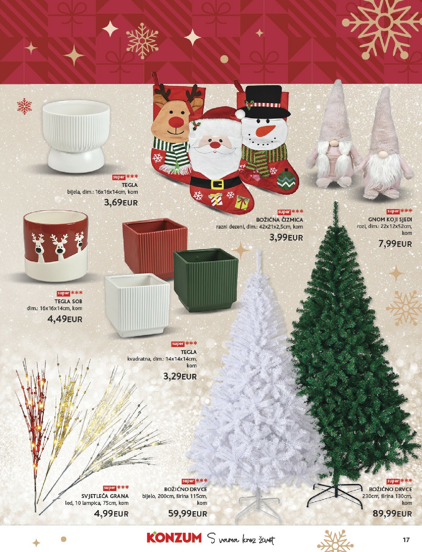 konzum - Prelistajte katalog Konzum - Katalog Ukrasi, vrijedi od 24.11. do 24.12. - page: 17