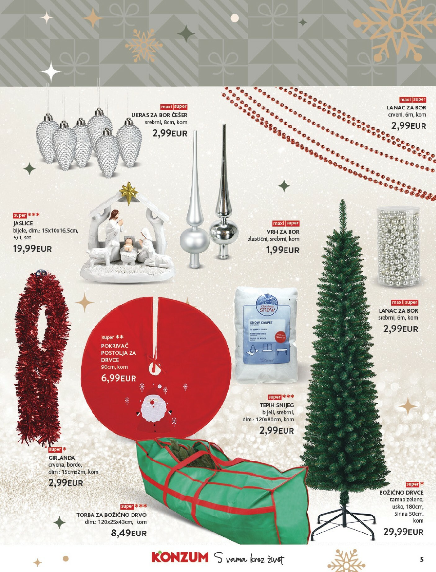 konzum - Prelistajte katalog Konzum - Katalog Ukrasi, vrijedi od 24.11. do 24.12. - page: 5