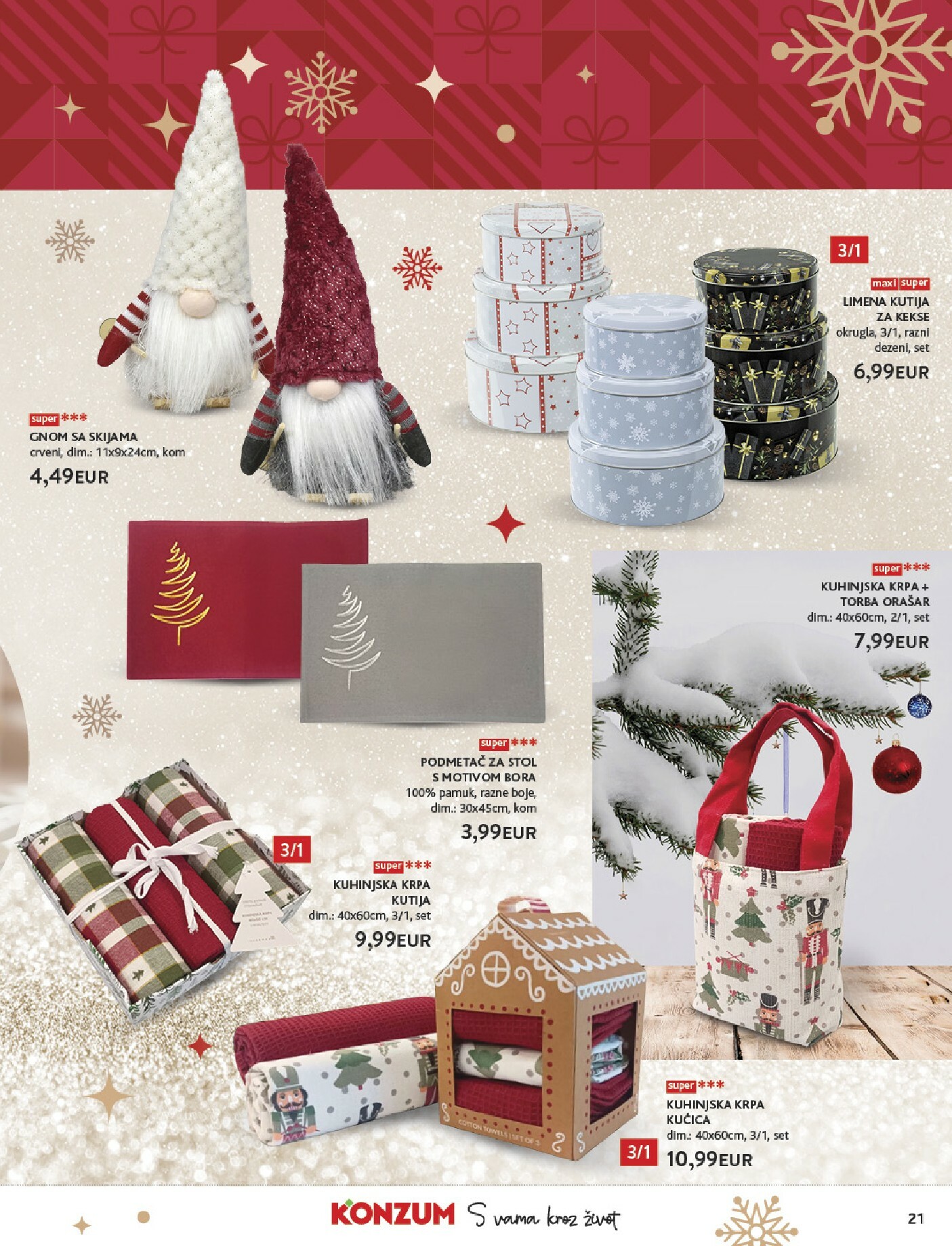 konzum - Prelistajte katalog Konzum - Katalog Ukrasi, vrijedi od 24.11. do 24.12. - page: 21