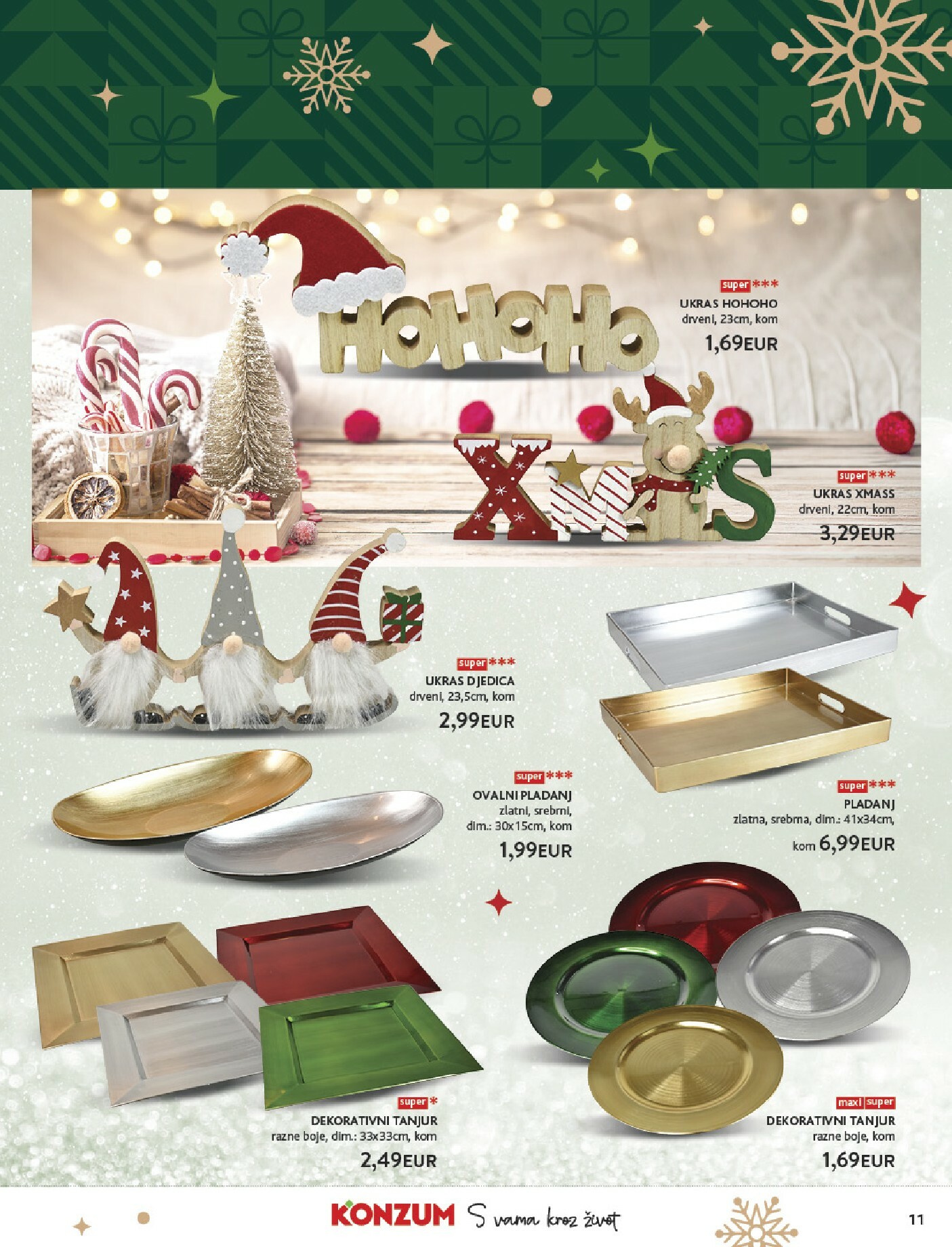konzum - Prelistajte katalog Konzum - Katalog Ukrasi, vrijedi od 24.11. do 24.12. - page: 11
