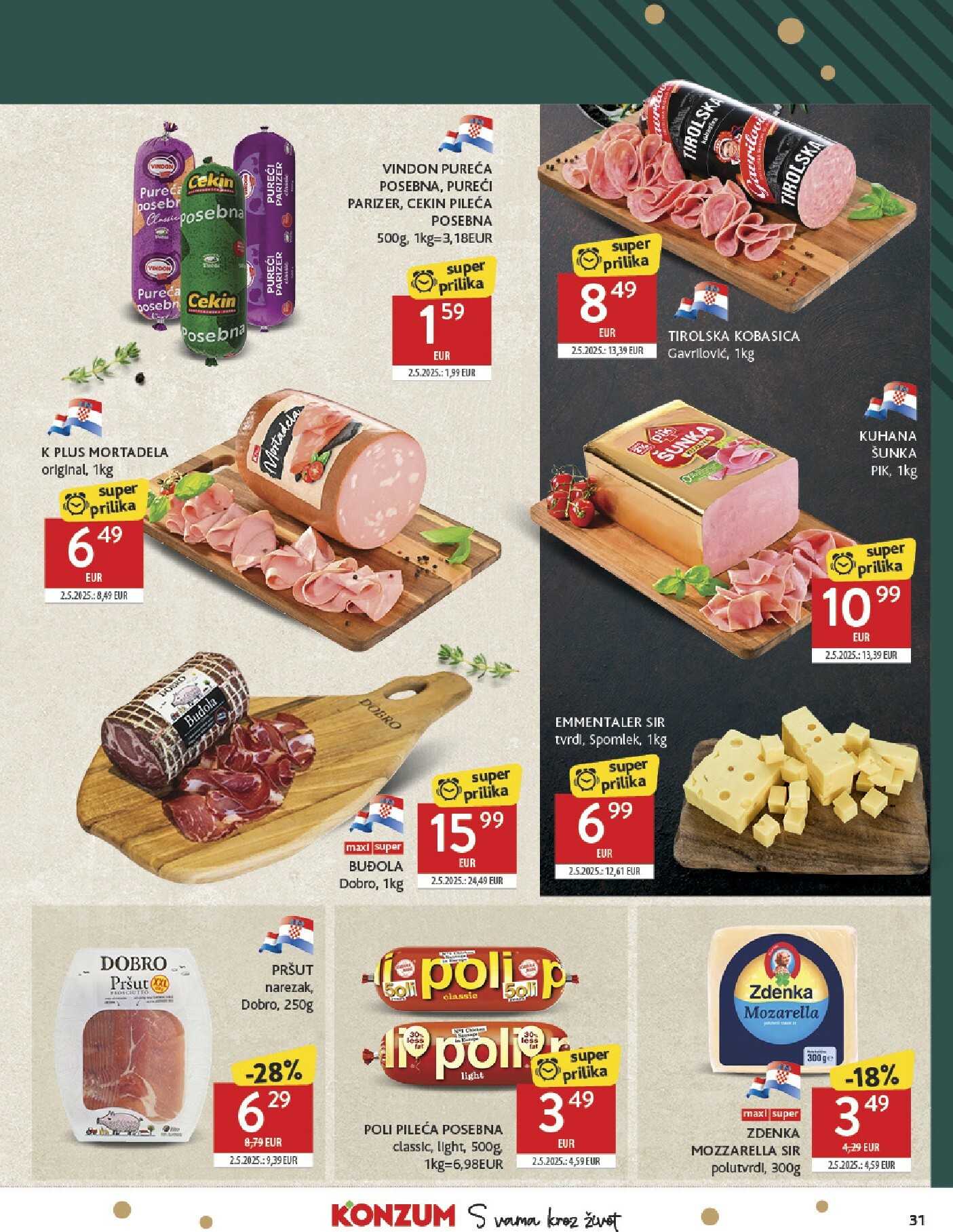 konzum - Prelistajte katalog Konzum, vrijedi od 03.12. do 09.12. - page: 31