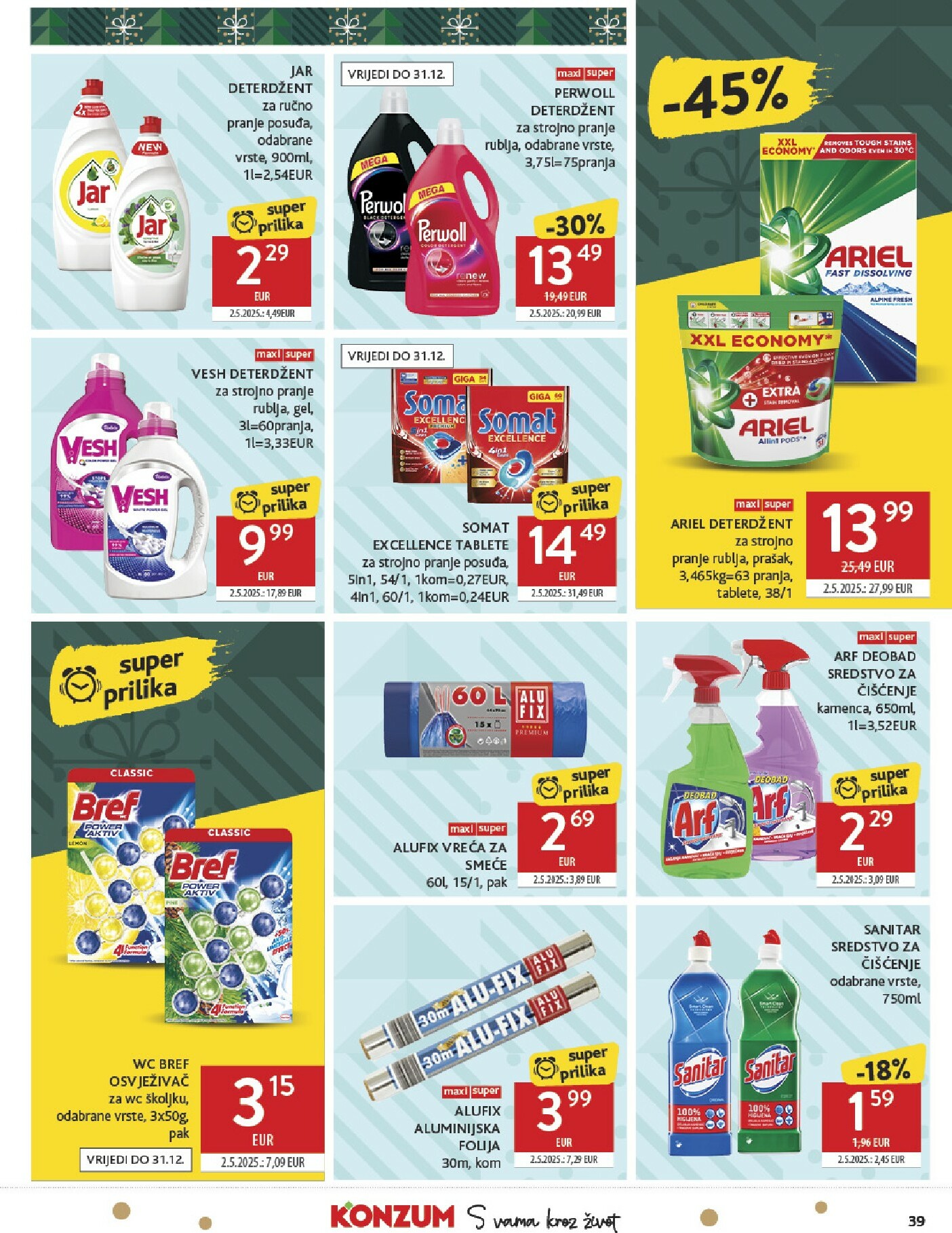 konzum - Prelistajte katalog Konzum, vrijedi od 03.12. do 09.12. - page: 39