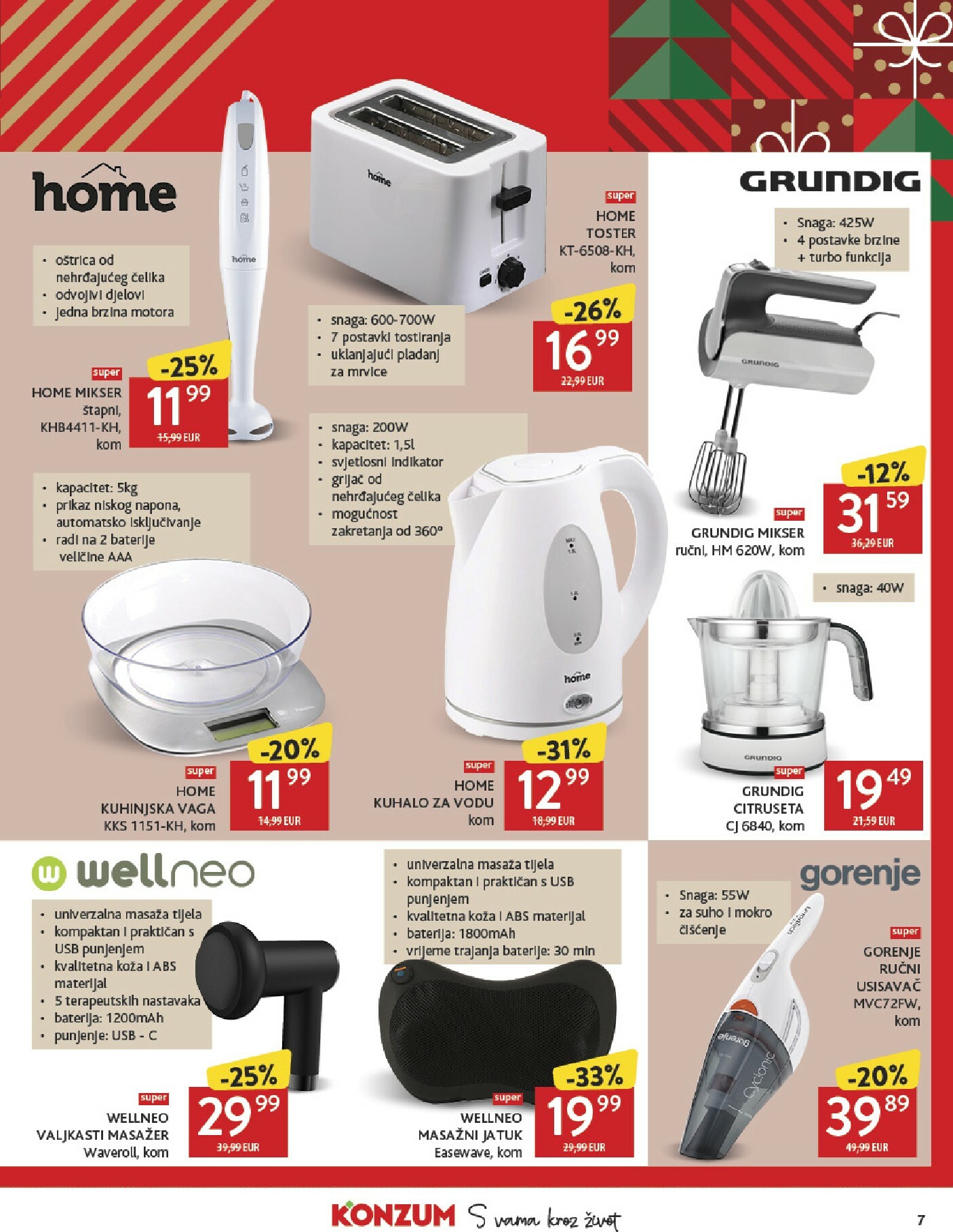 konzum - Prelistajte katalog Konzum, vrijedi od 03.12. do 09.12. - page: 7