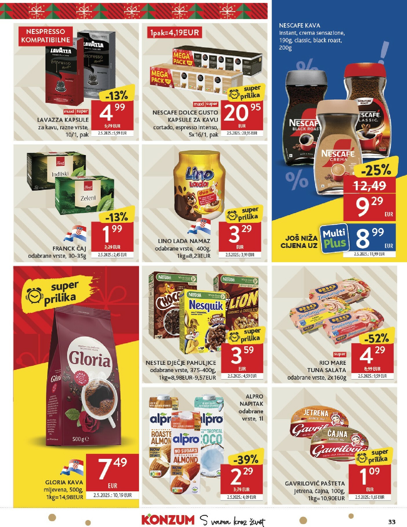 konzum - Prelistajte katalog Konzum, vrijedi od 03.12. do 09.12. - page: 33