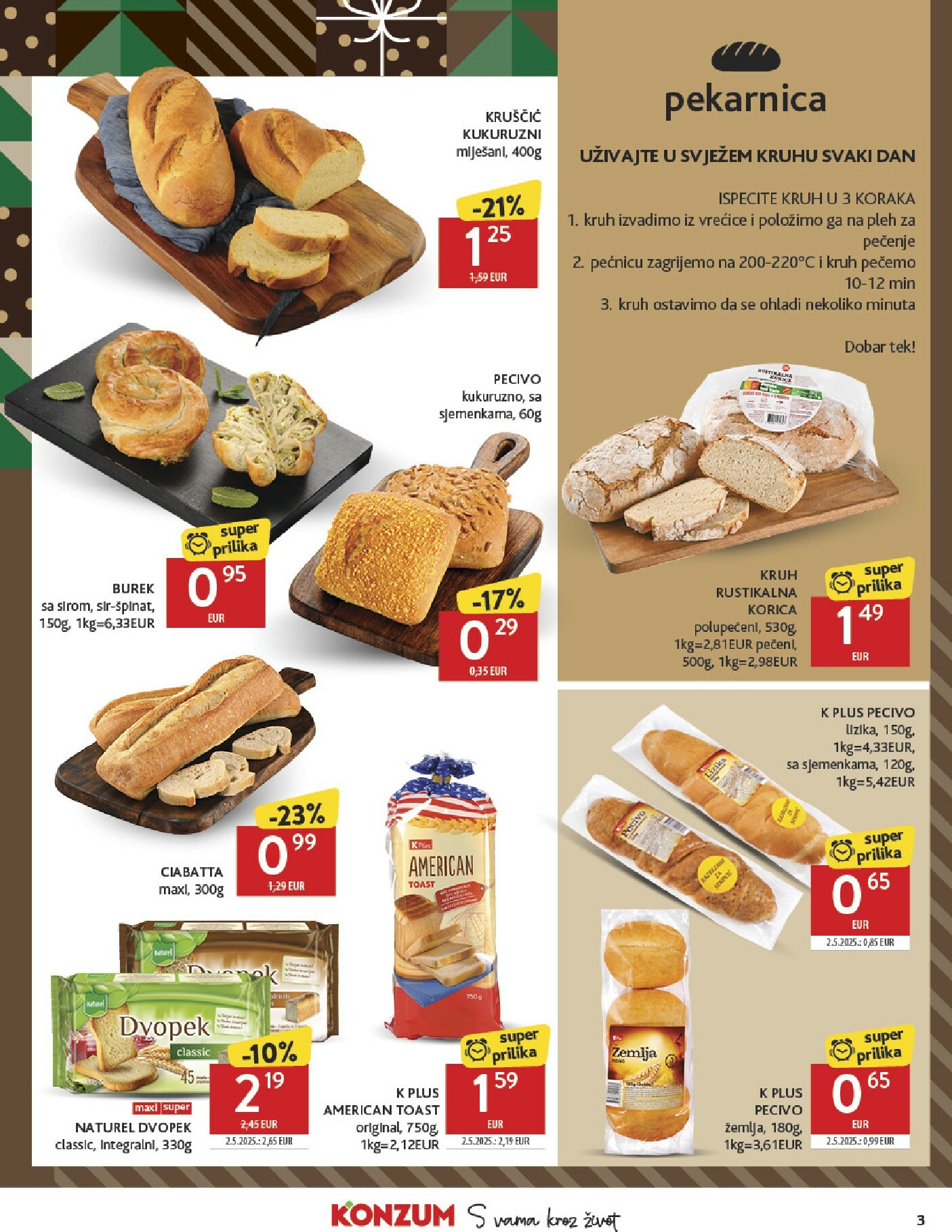 konzum - Prelistajte katalog Konzum, vrijedi od 03.12. do 09.12. - page: 3