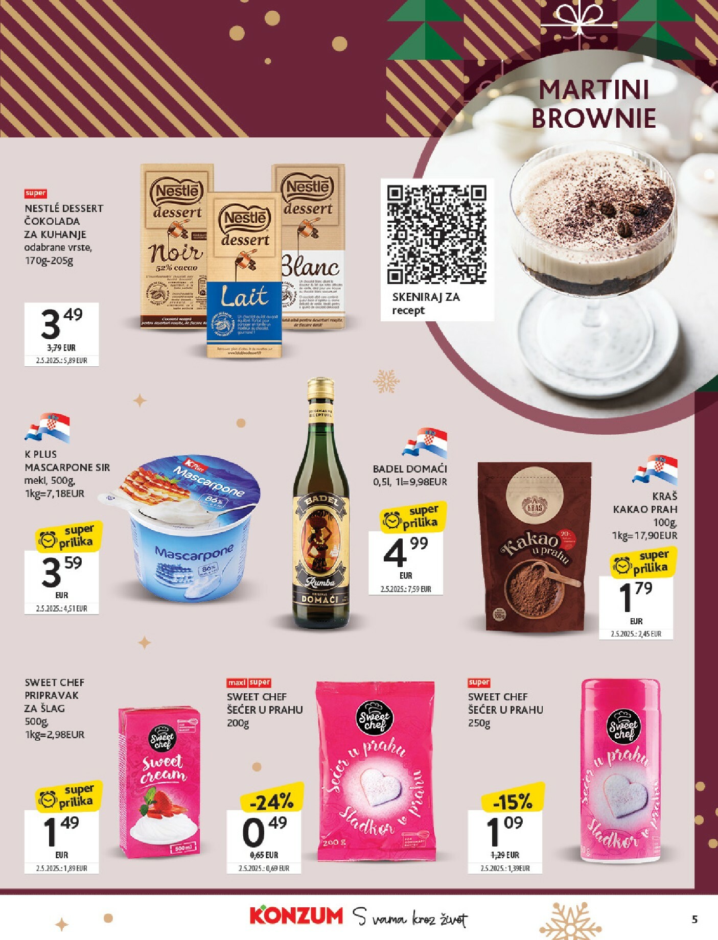 konzum - Prelistajte katalog Konzum - Katalog kolači, vrijedi od 01.12. do 24.12. - page: 5