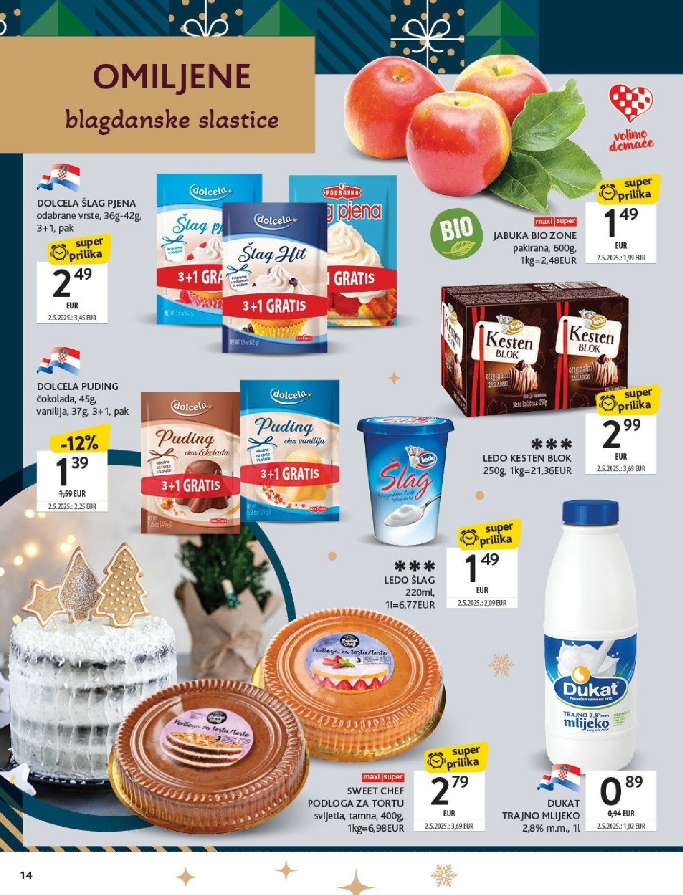 konzum - Prelistajte katalog Konzum - Katalog kolači, vrijedi od 01.12. do 24.12. - page: 14