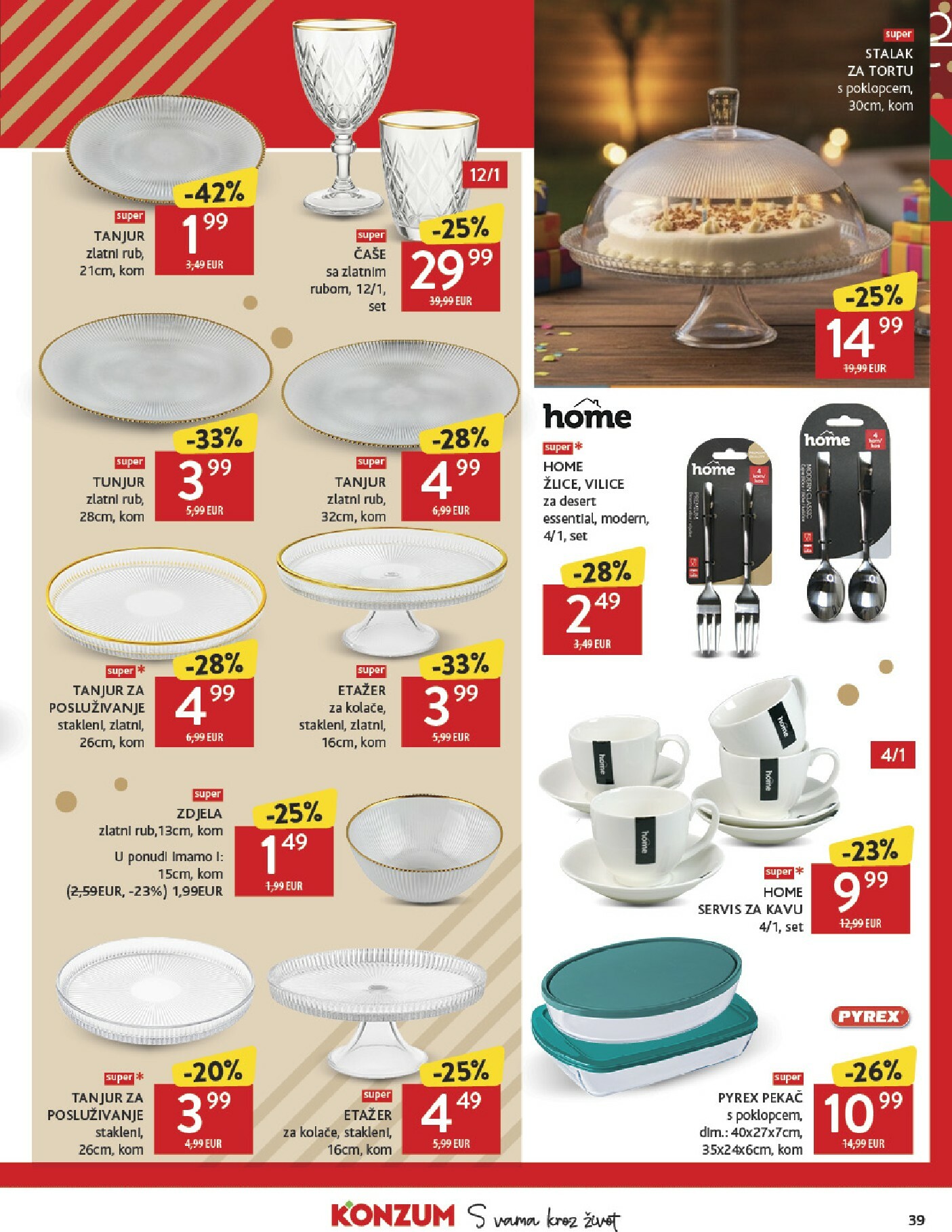 konzum - Prelistajte katalog Konzum, vrijedi od 10.12. do 16.12. - page: 39