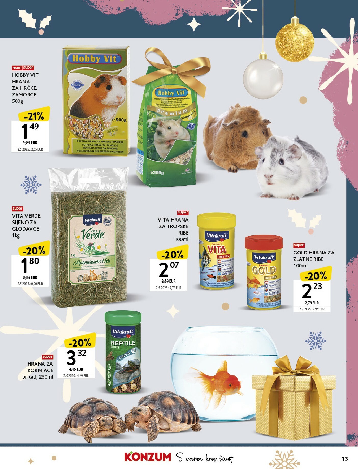 konzum - Prelistajte katalog Konzum - Katalog ljubimci, vrijedi od 08.12. do 24.12. - page: 13