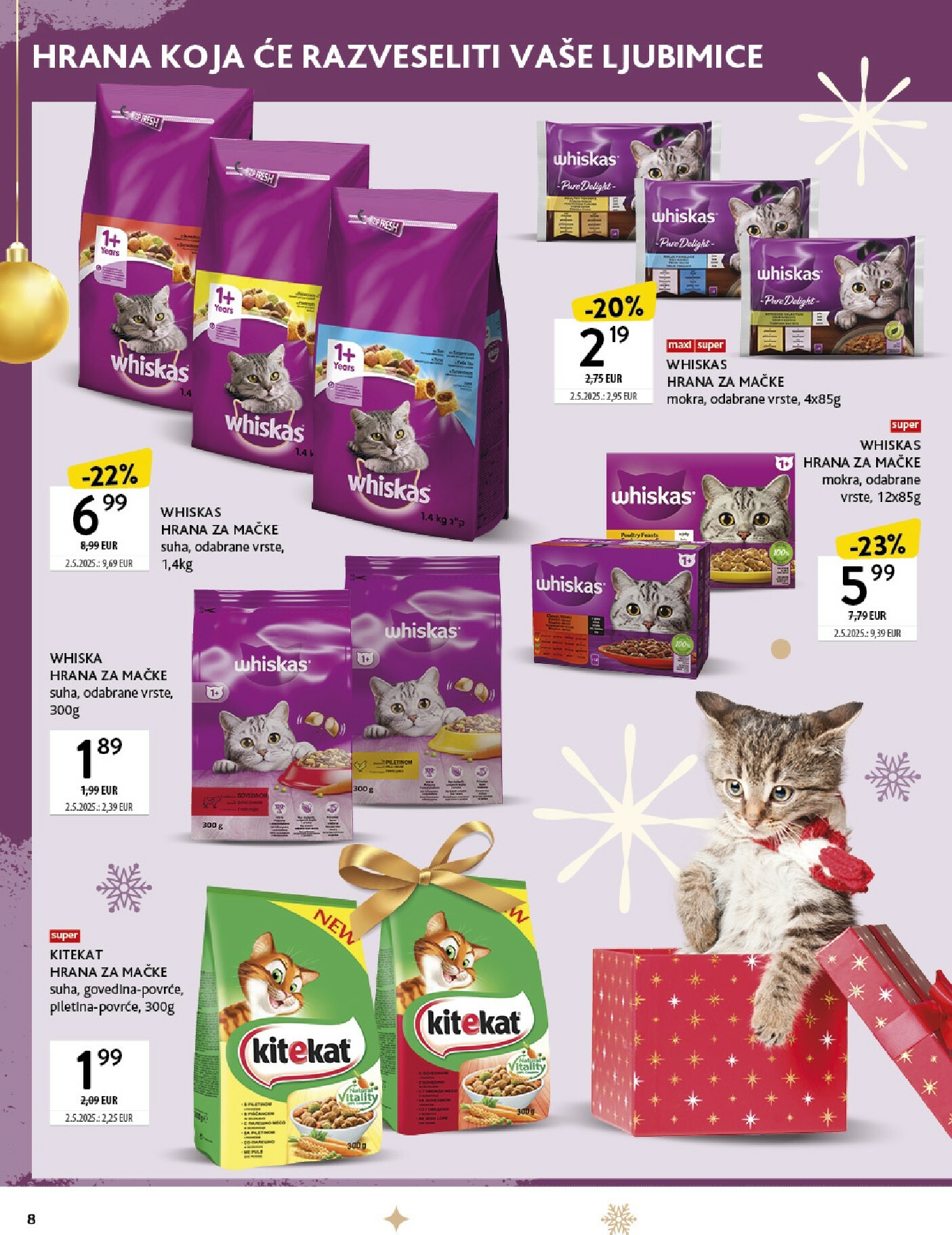 konzum - Prelistajte katalog Konzum - Katalog ljubimci, vrijedi od 08.12. do 24.12. - page: 8