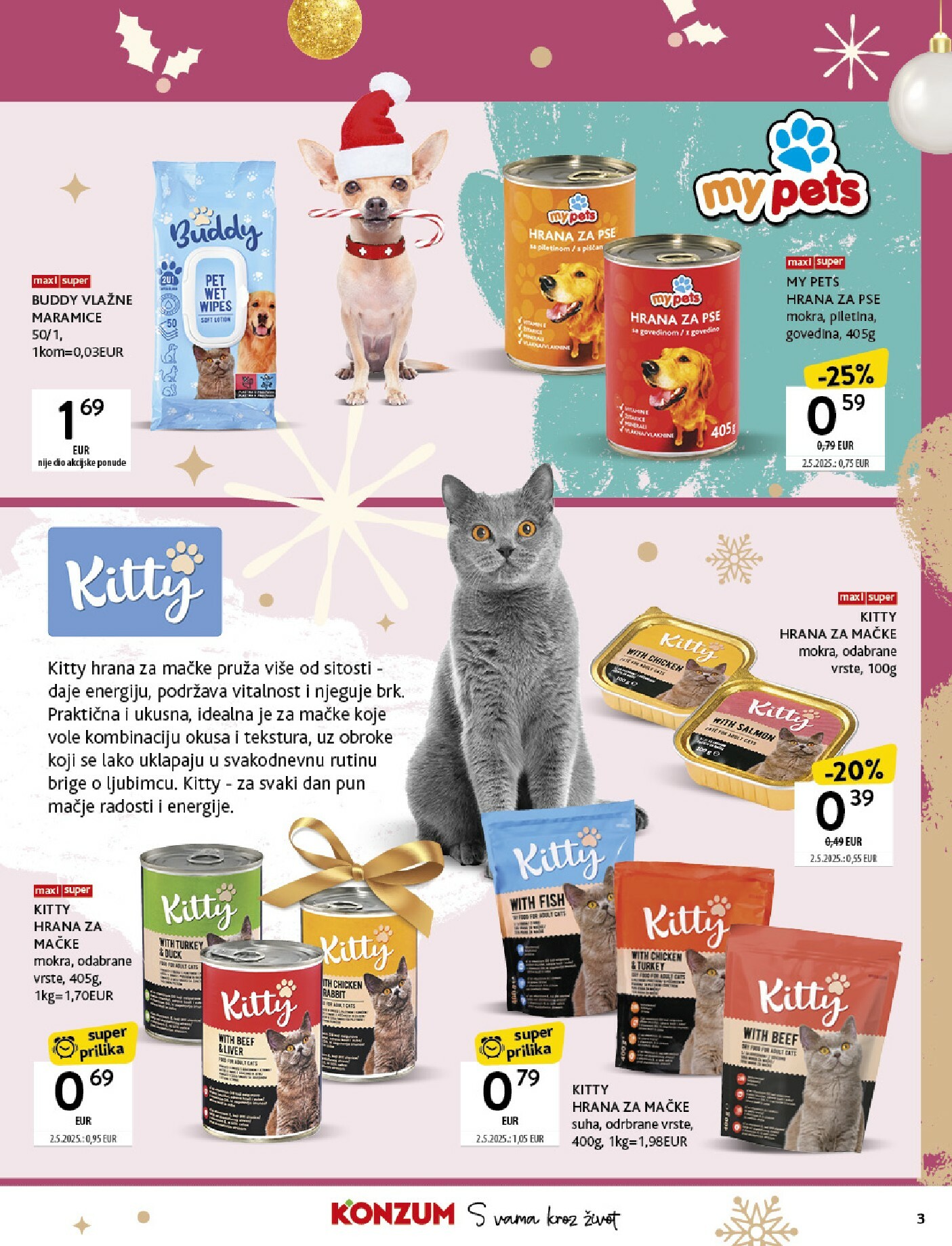 konzum - Prelistajte katalog Konzum - Katalog ljubimci, vrijedi od 08.12. do 24.12. - page: 3