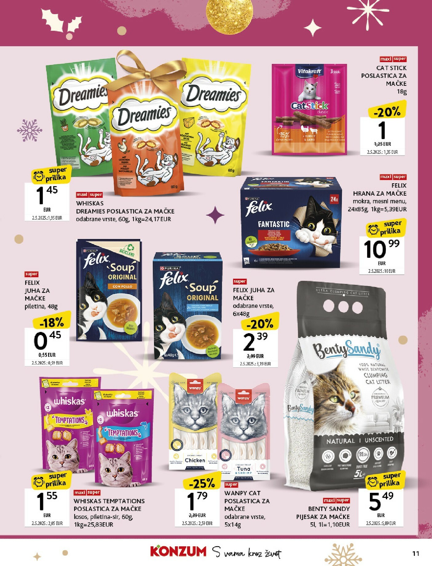konzum - Prelistajte katalog Konzum - Katalog ljubimci, vrijedi od 08.12. do 24.12. - page: 11