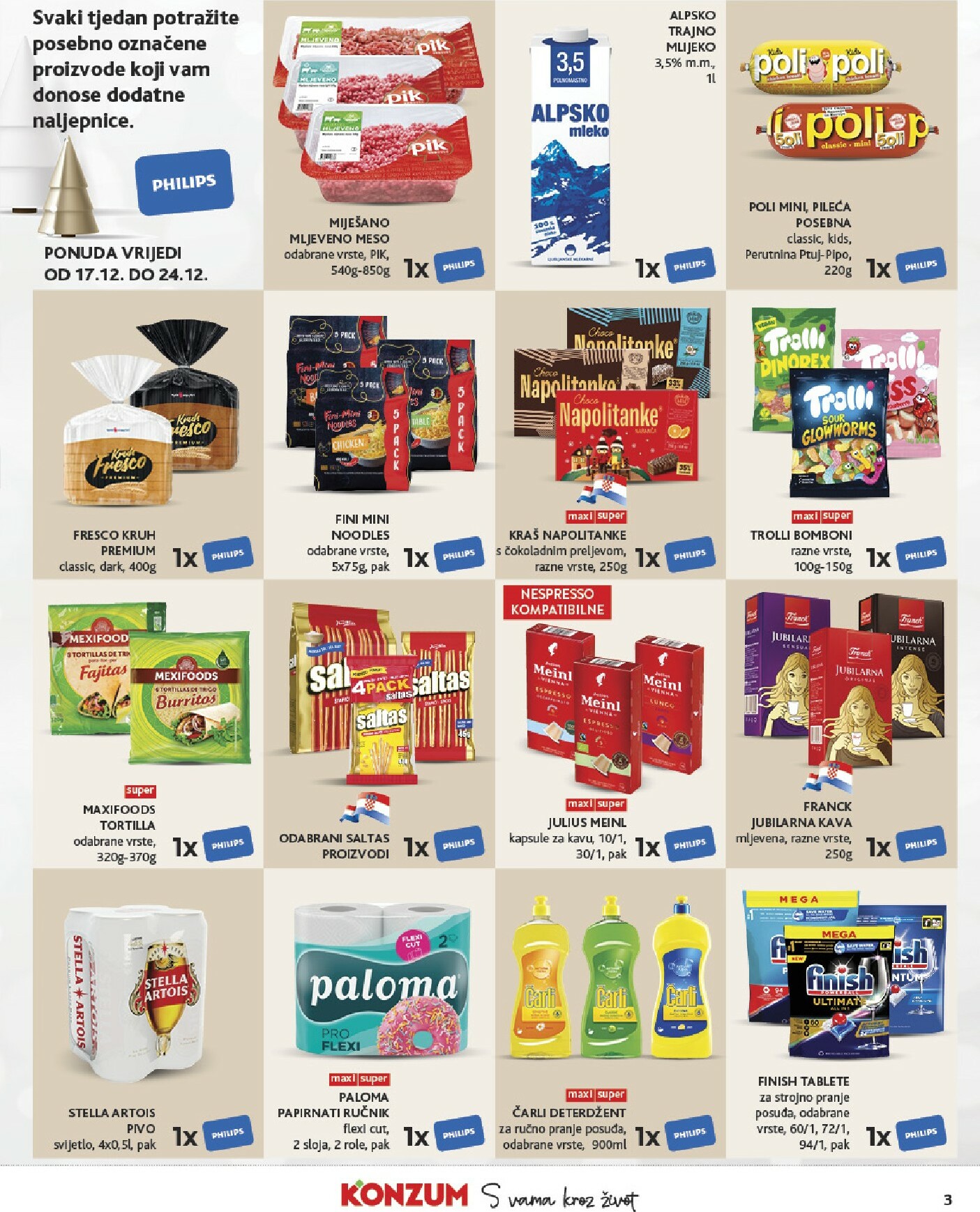 konzum - Prelistajte katalog Konzum, vrijedi od 17.12. do 24.12. - page: 3