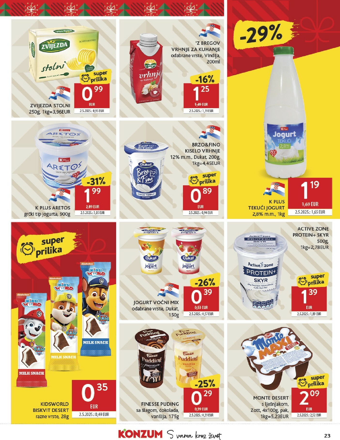 konzum - Prelistajte katalog Konzum, vrijedi od 27.12. do 06.01. - page: 23