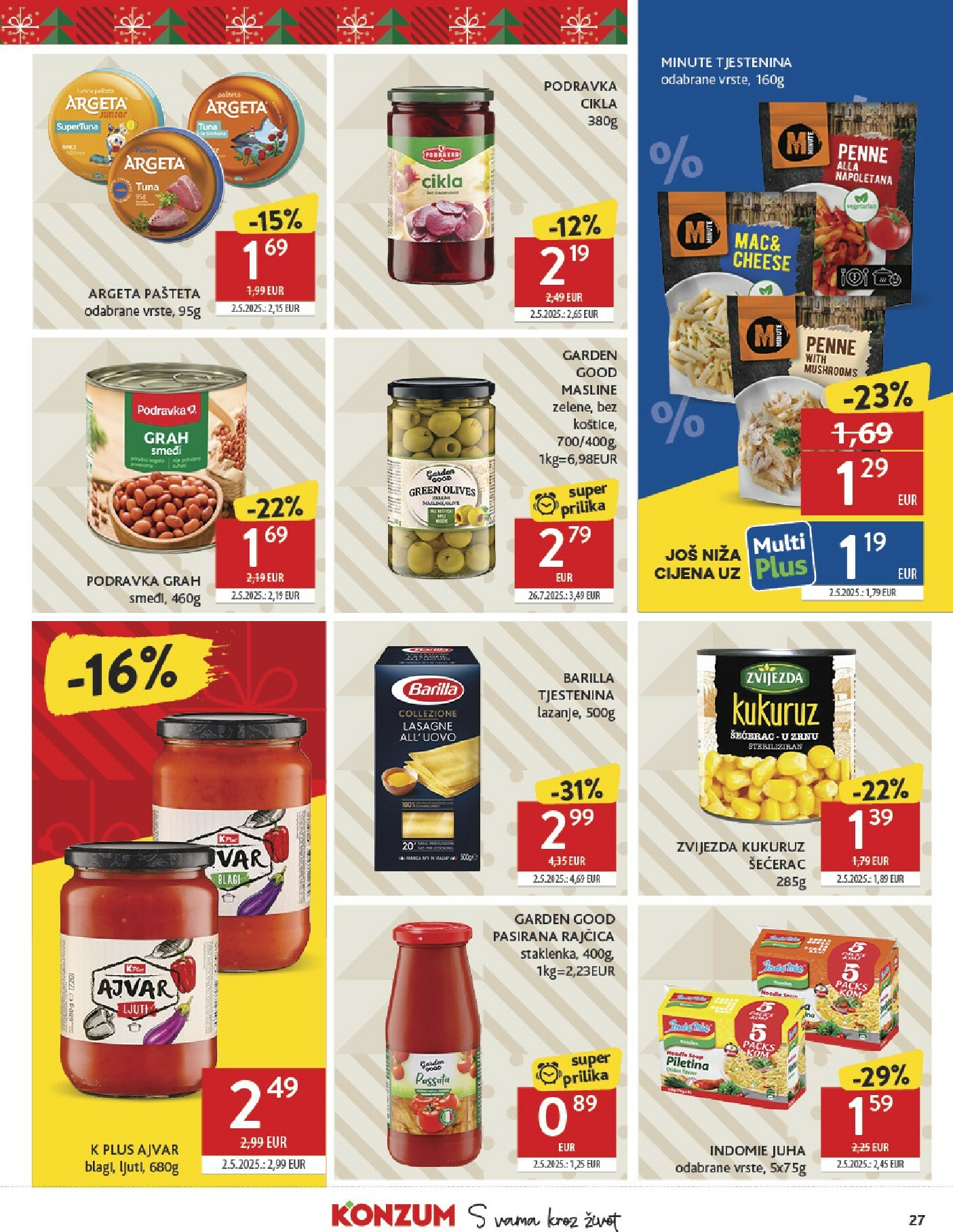 konzum - Prelistajte katalog Konzum, vrijedi od 27.12. do 06.01. - page: 27