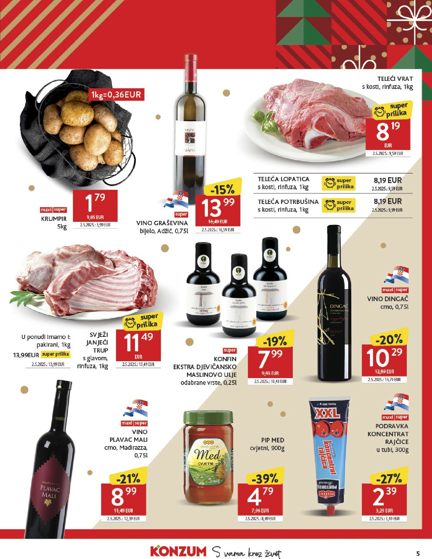 konzum - Prelistajte katalog Konzum, vrijedi od 27.12. do 06.01. - page: 5
