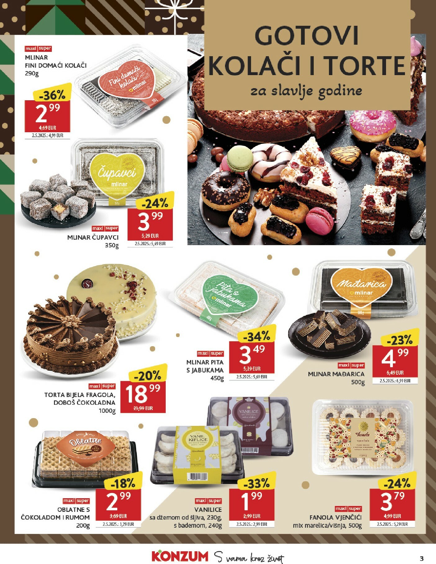 konzum - Prelistajte katalog Konzum, vrijedi od 27.12. do 06.01. - page: 3
