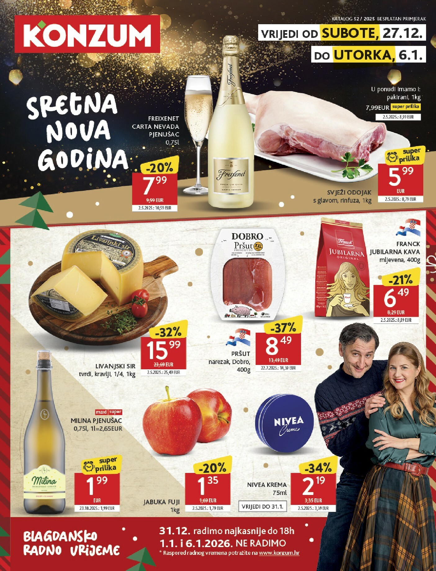 konzum - Prelistajte katalog Konzum, vrijedi od 27.12. do 06.01.