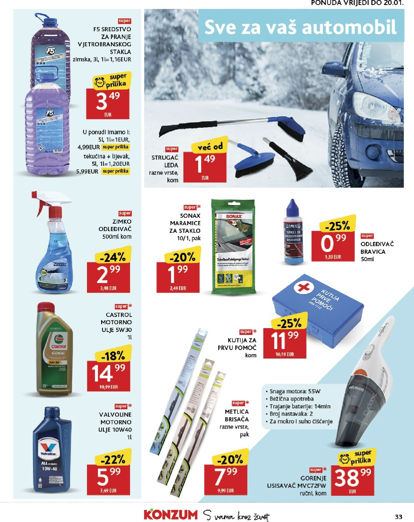 konzum - Prelistajte katalog Konzum, vrijedi od 07.01. do 13.01. - page: 33