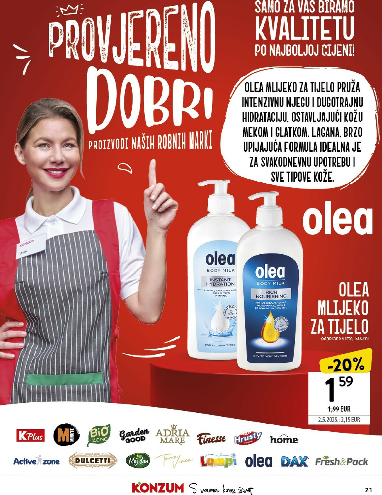 konzum - Prelistajte katalog Konzum, vrijedi od 14.01. do 20.01. - page: 21