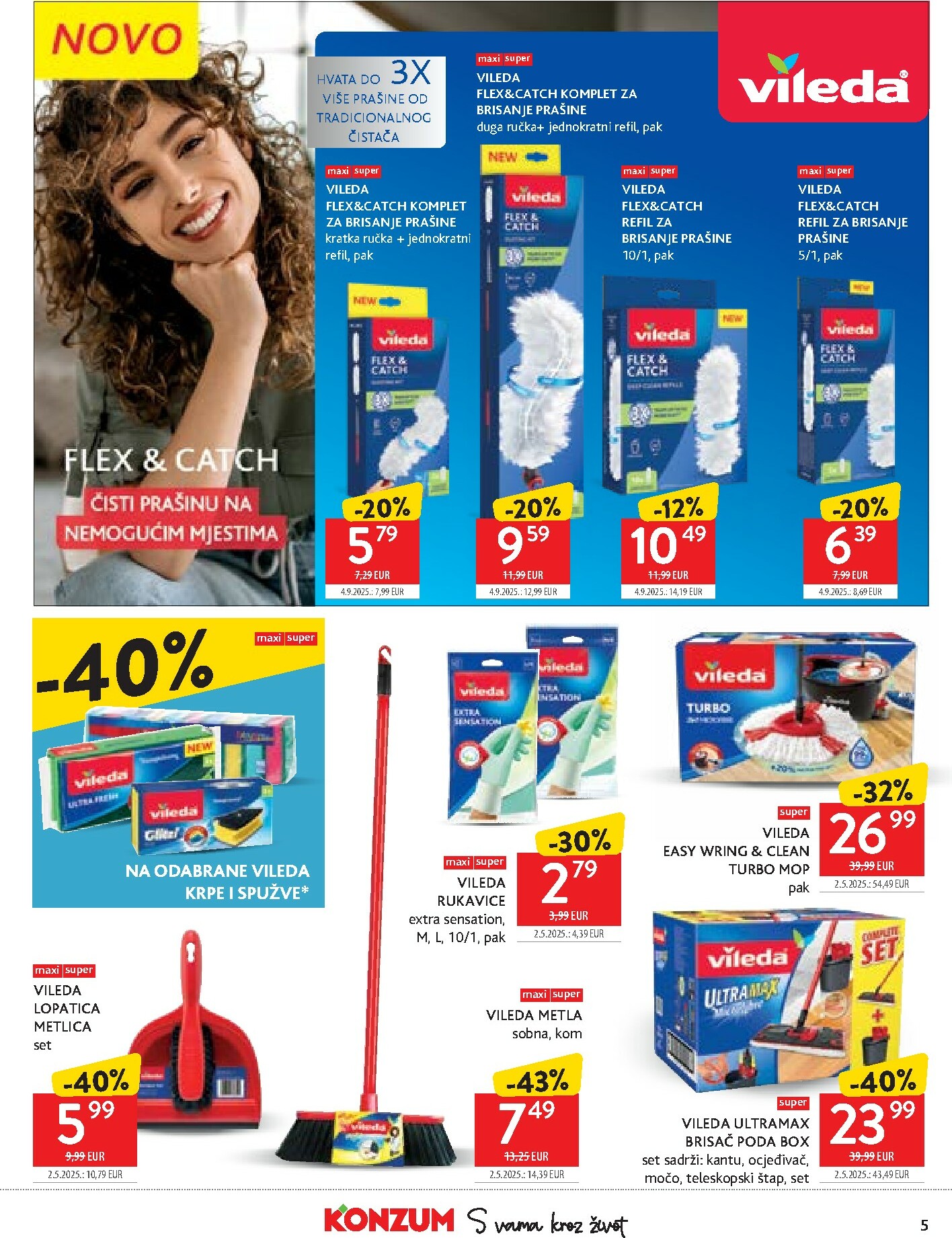 konzum - Prelistajte katalog Konzum - Ponuda proizvoda za čišćenje, vrijedi od 14.01. do 27.01. - page: 5